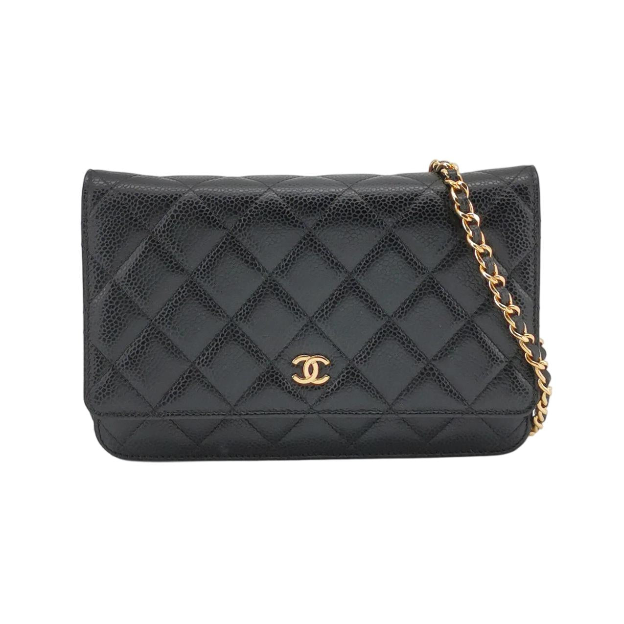 Chanel Wallet On Chain Caviar GHW