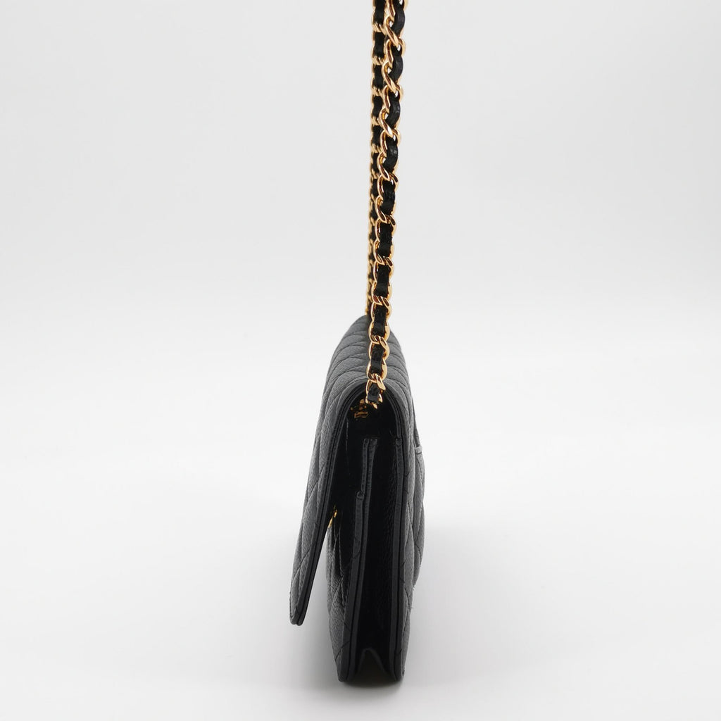 Chanel Wallet On Chain Caviar GHW