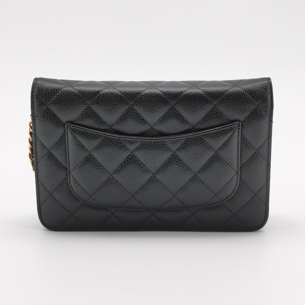 Chanel Wallet On Chain Caviar GHW