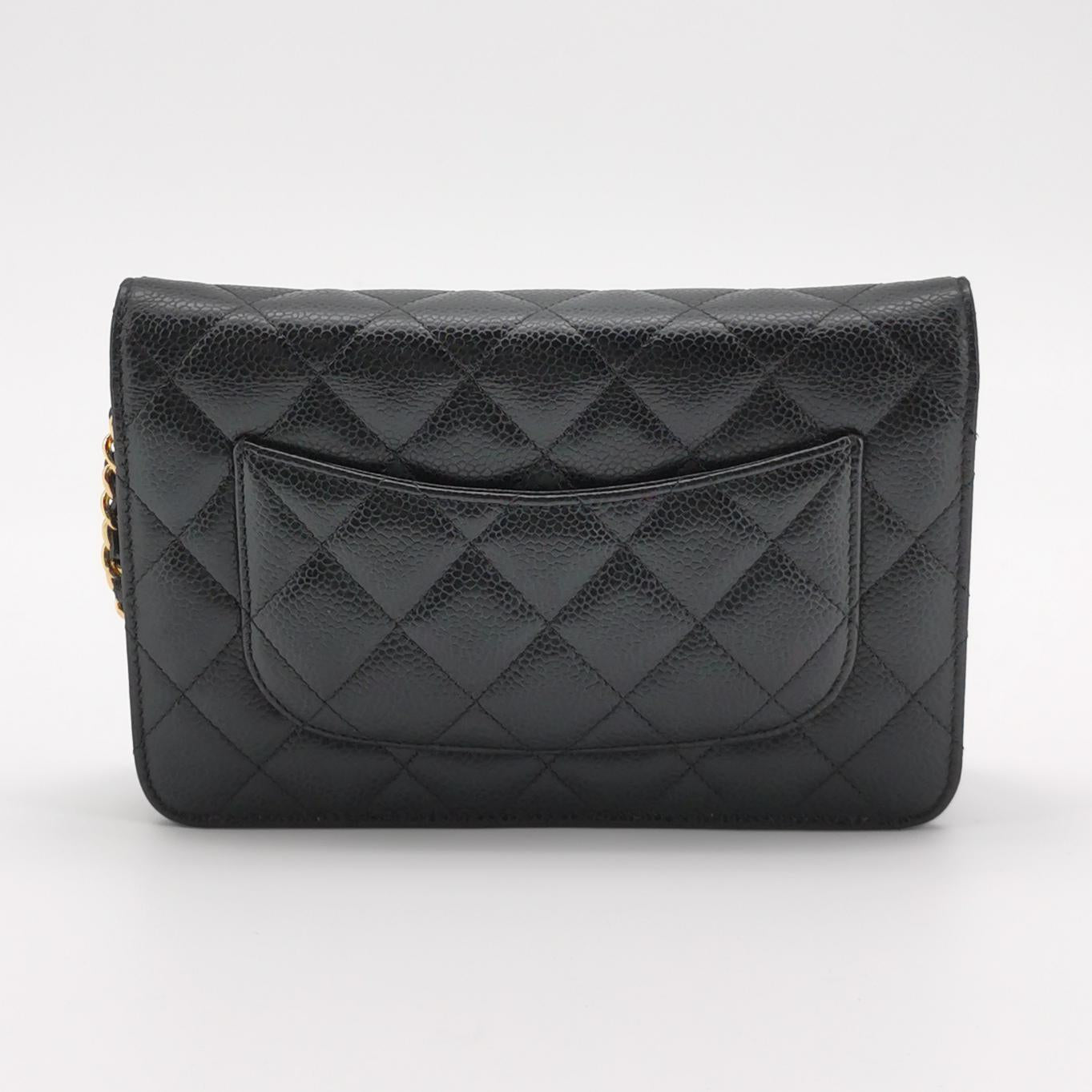 Chanel Wallet On Chain Caviar GHW