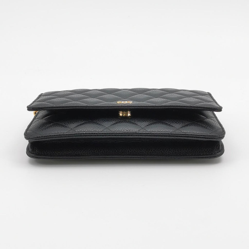 Chanel Wallet On Chain Caviar GHW