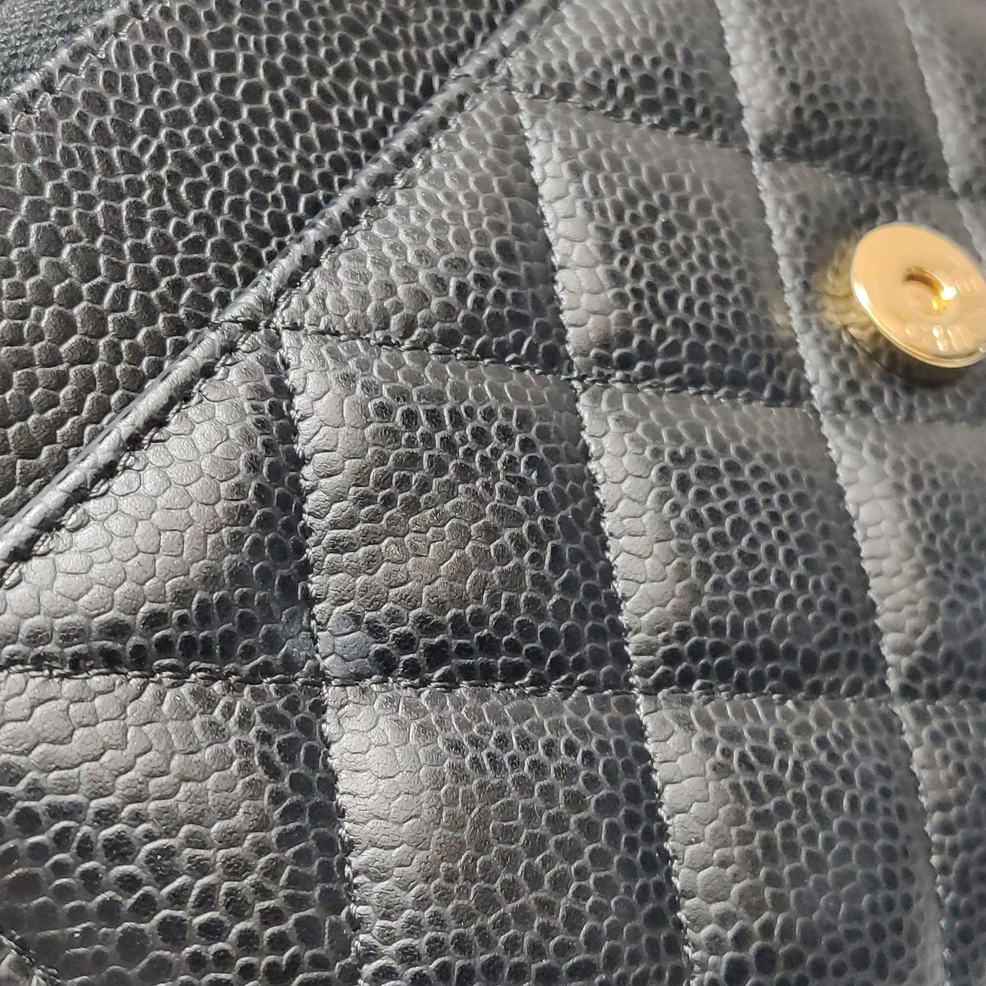 Chanel Wallet On Chain Caviar GHW