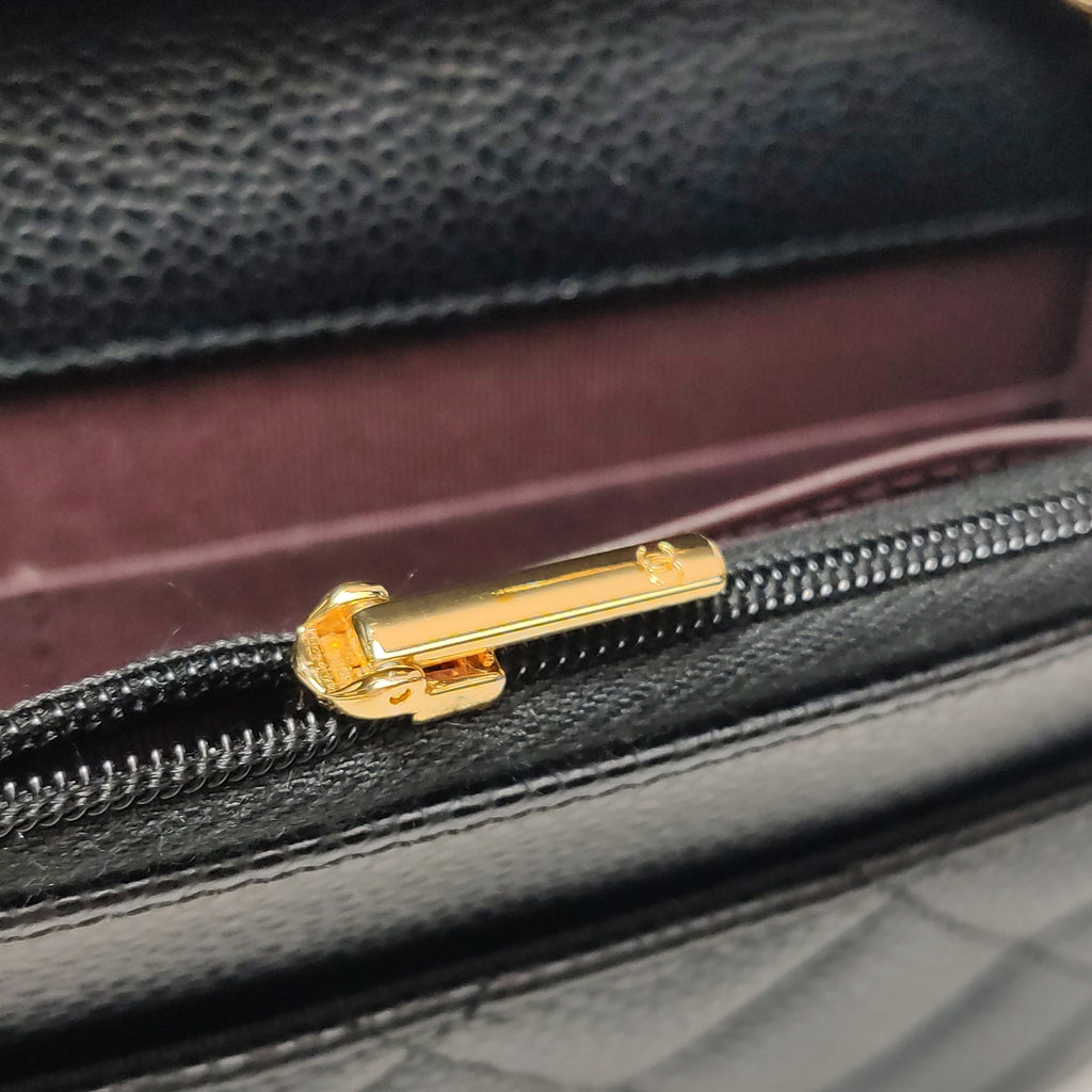 Chanel Wallet On Chain Caviar GHW
