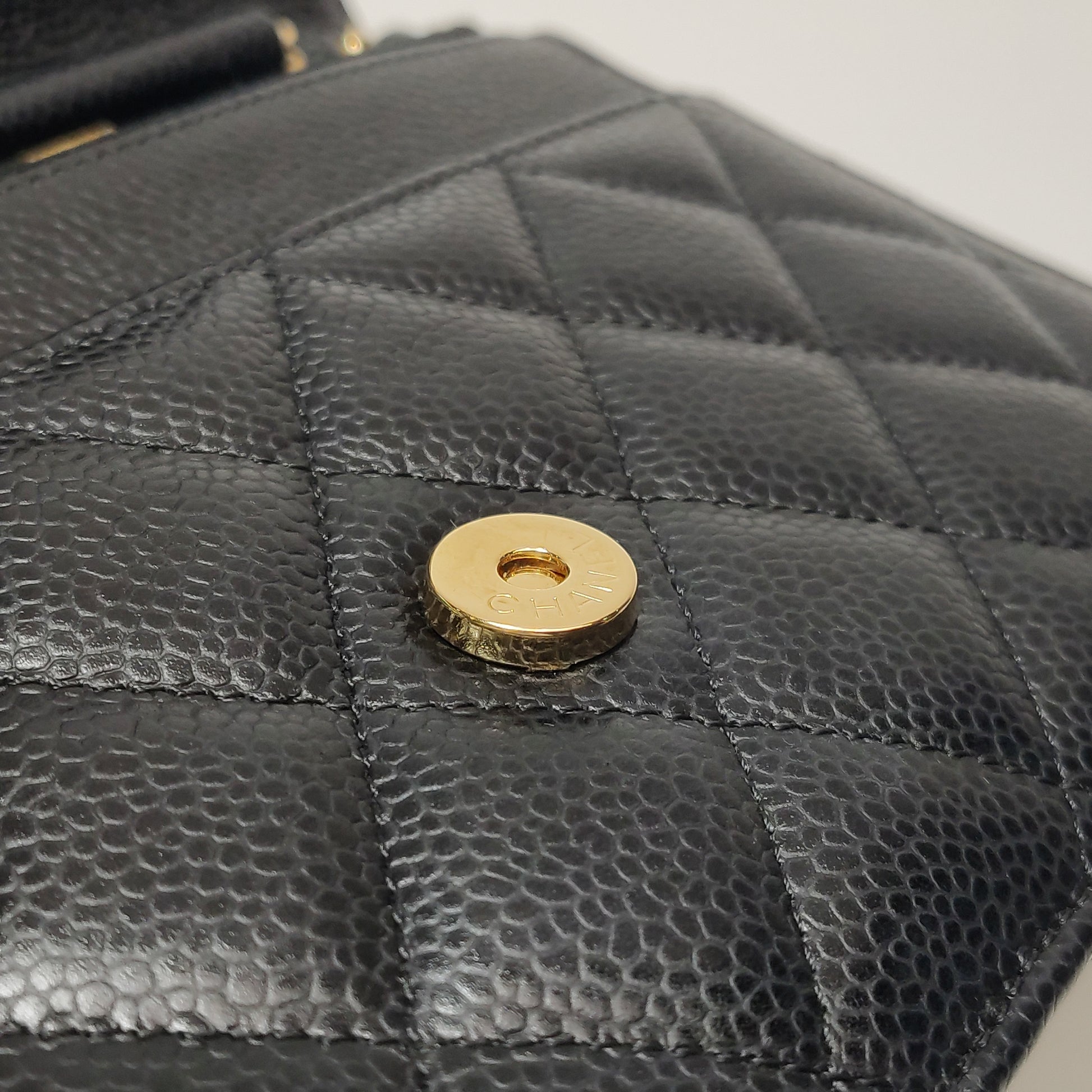 Chanel Wallet On Chain Caviar GHW