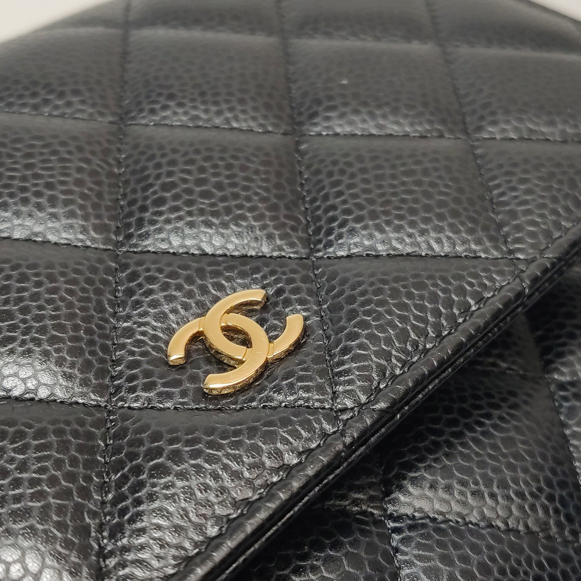 Chanel Wallet On Chain Caviar GHW
