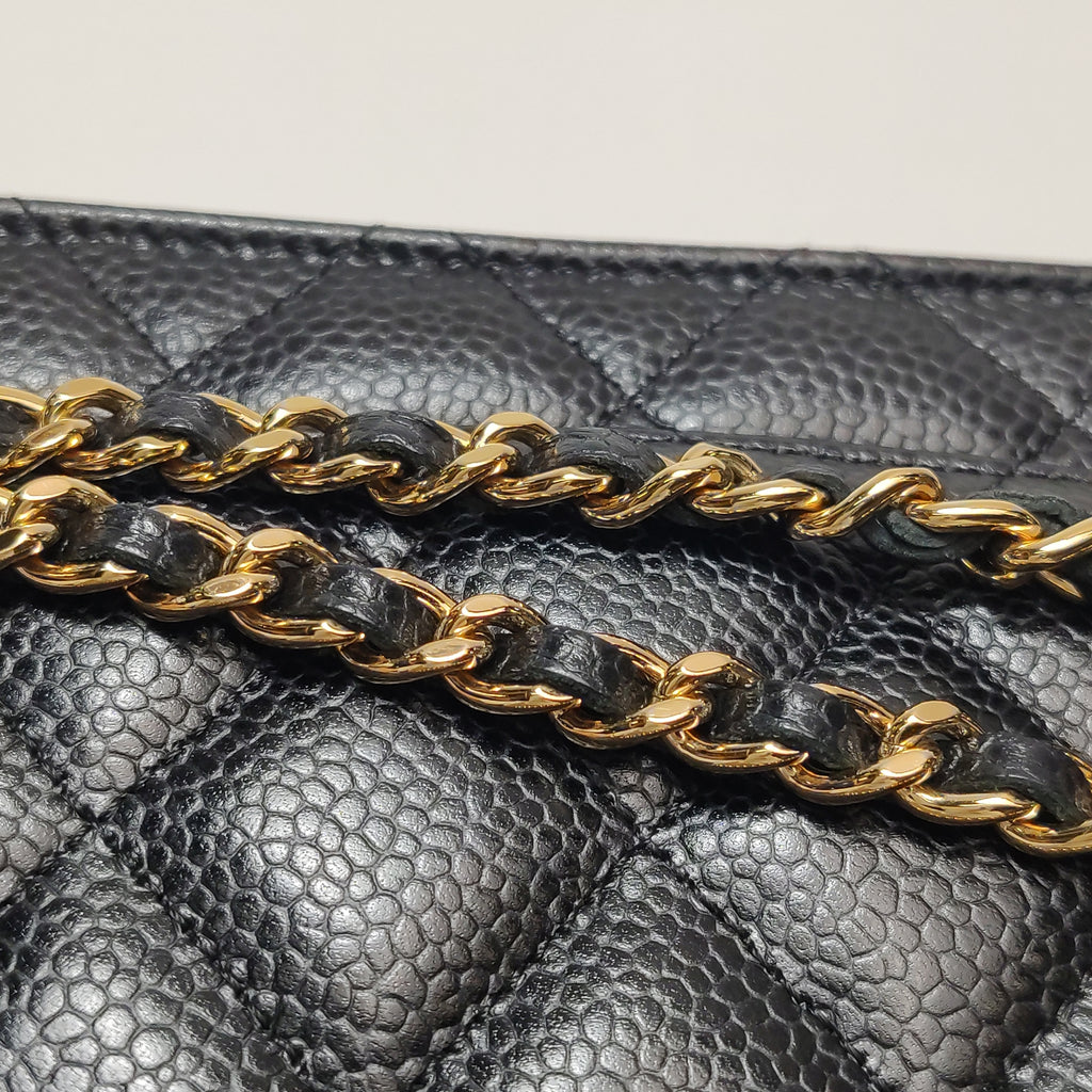Chanel Wallet On Chain Caviar GHW