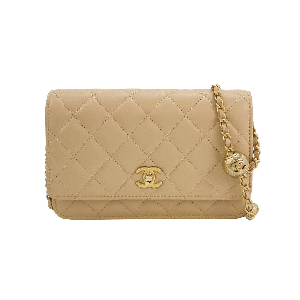 Chanel Pearl Crush Wallet on Chain Lambskin