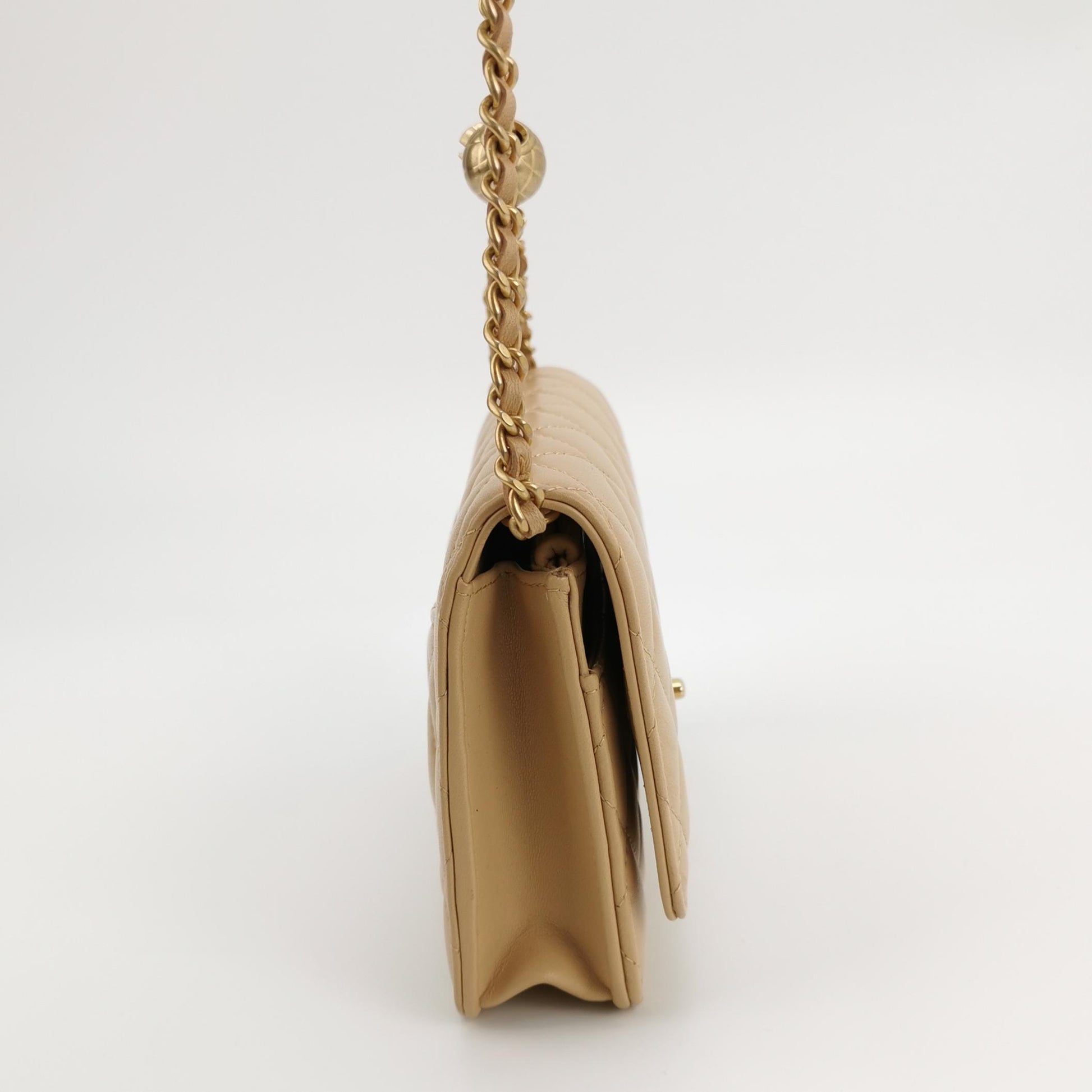 Chanel Pearl Crush Wallet on Chain Lambskin