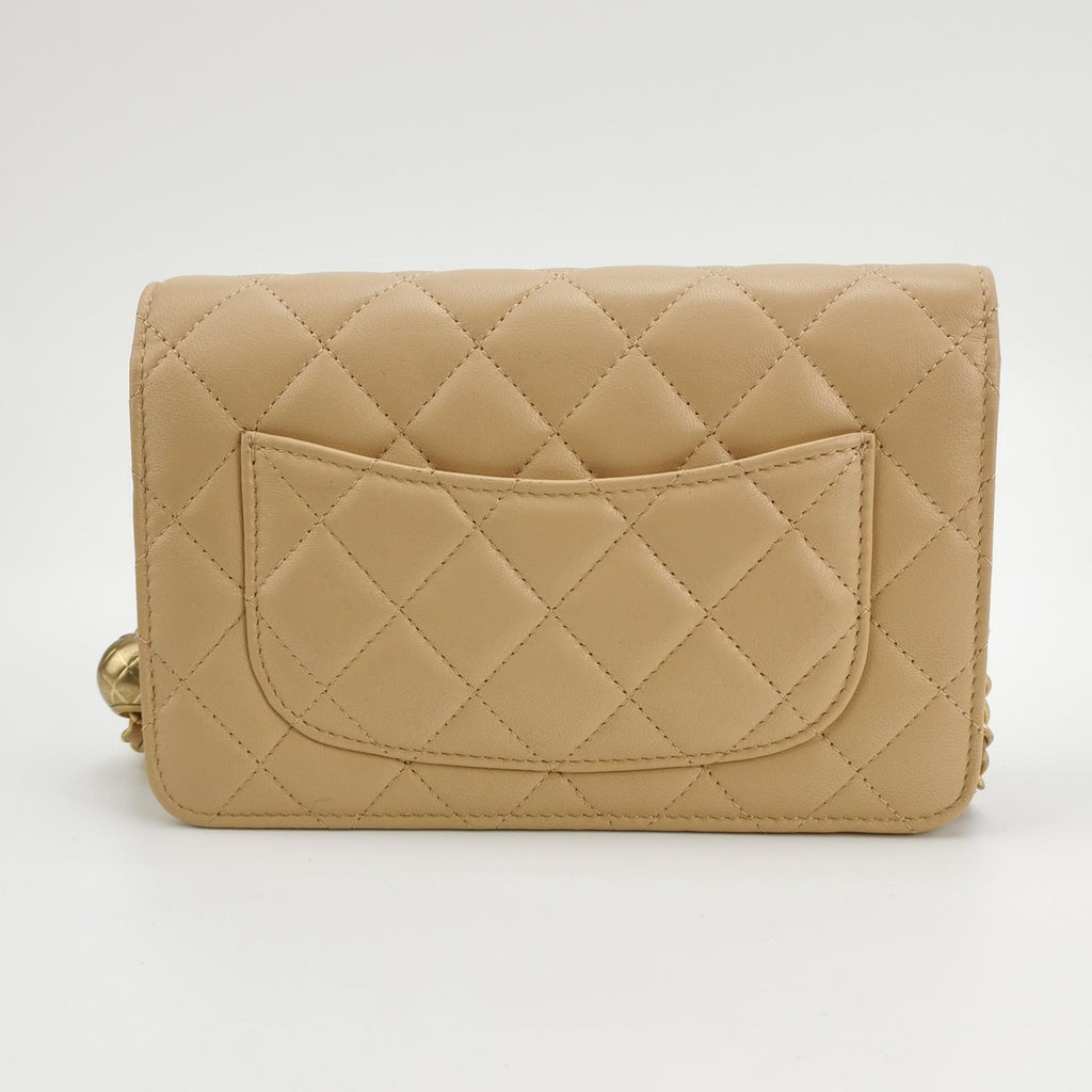 Chanel Pearl Crush Wallet on Chain Lambskin