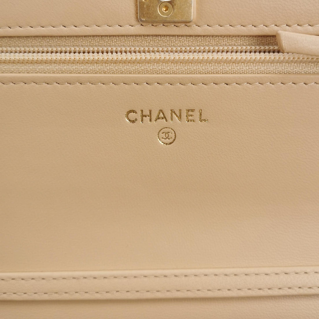 Chanel Pearl Crush Wallet on Chain Lambskin
