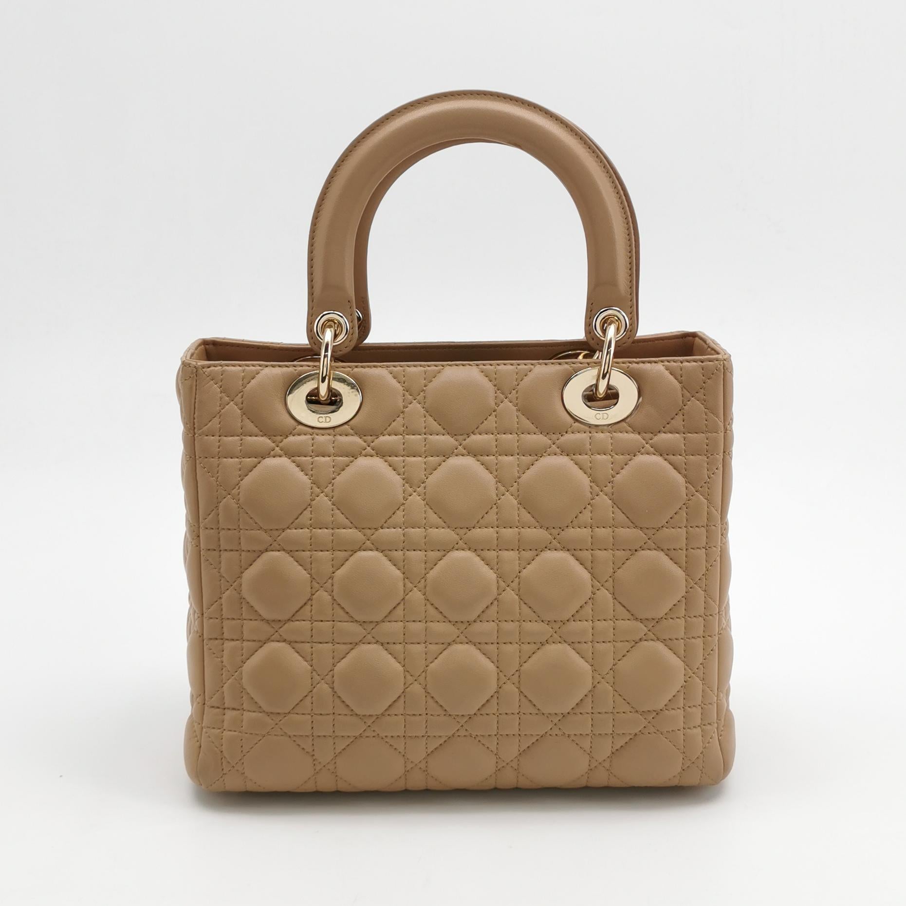 Dior Lady Dior Medium Beige