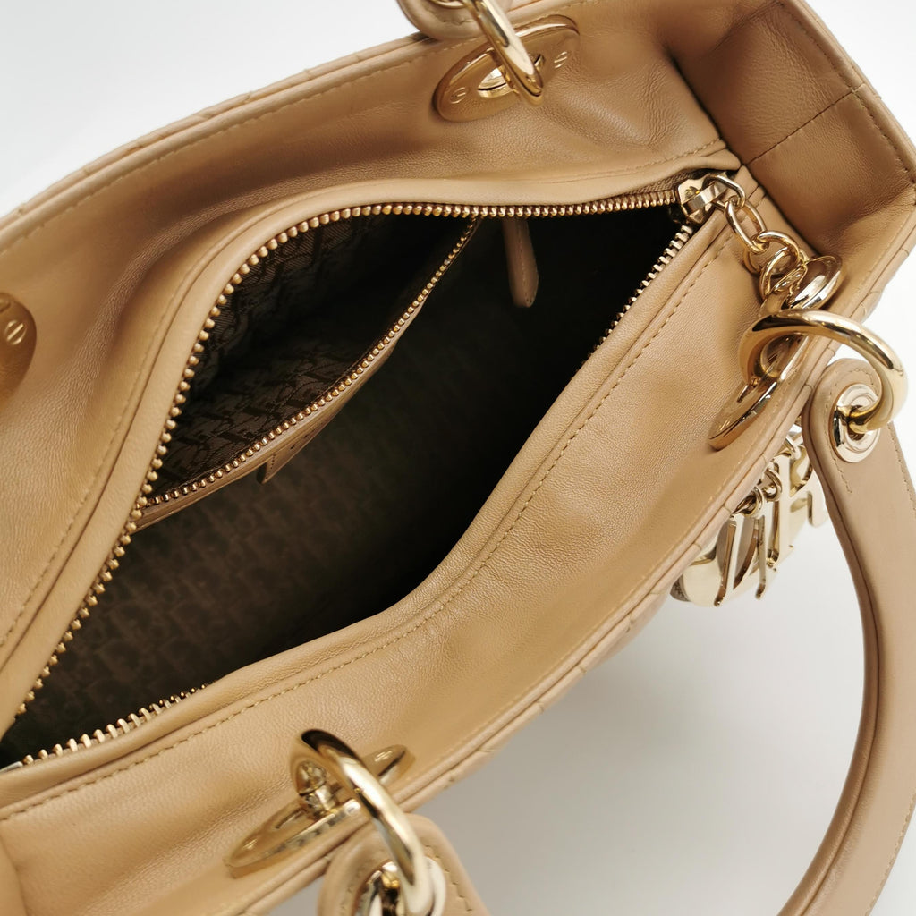 Dior Lady Dior Medium Beige