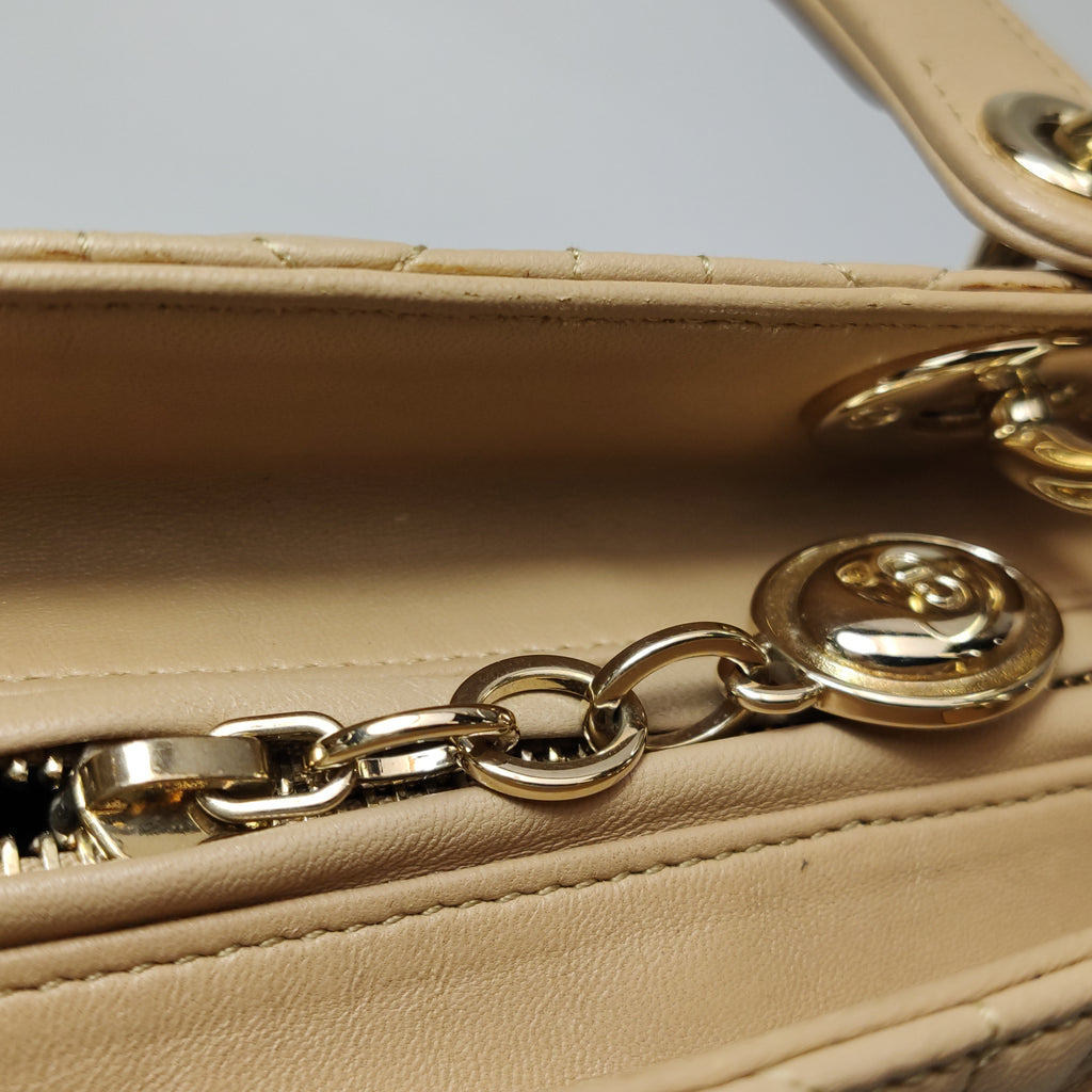Dior Lady Dior Medium Beige
