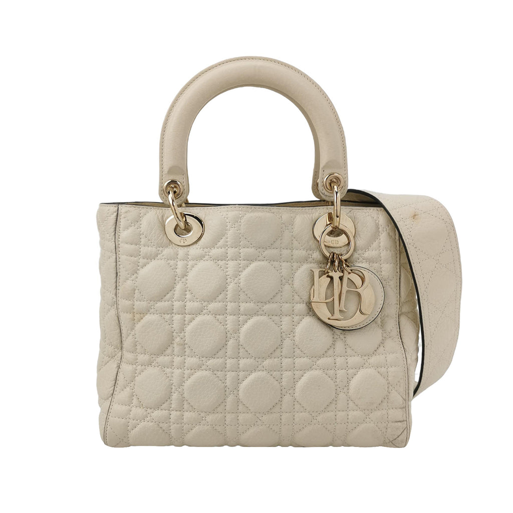 Dior Lady Dior Medium Grained Calfskin