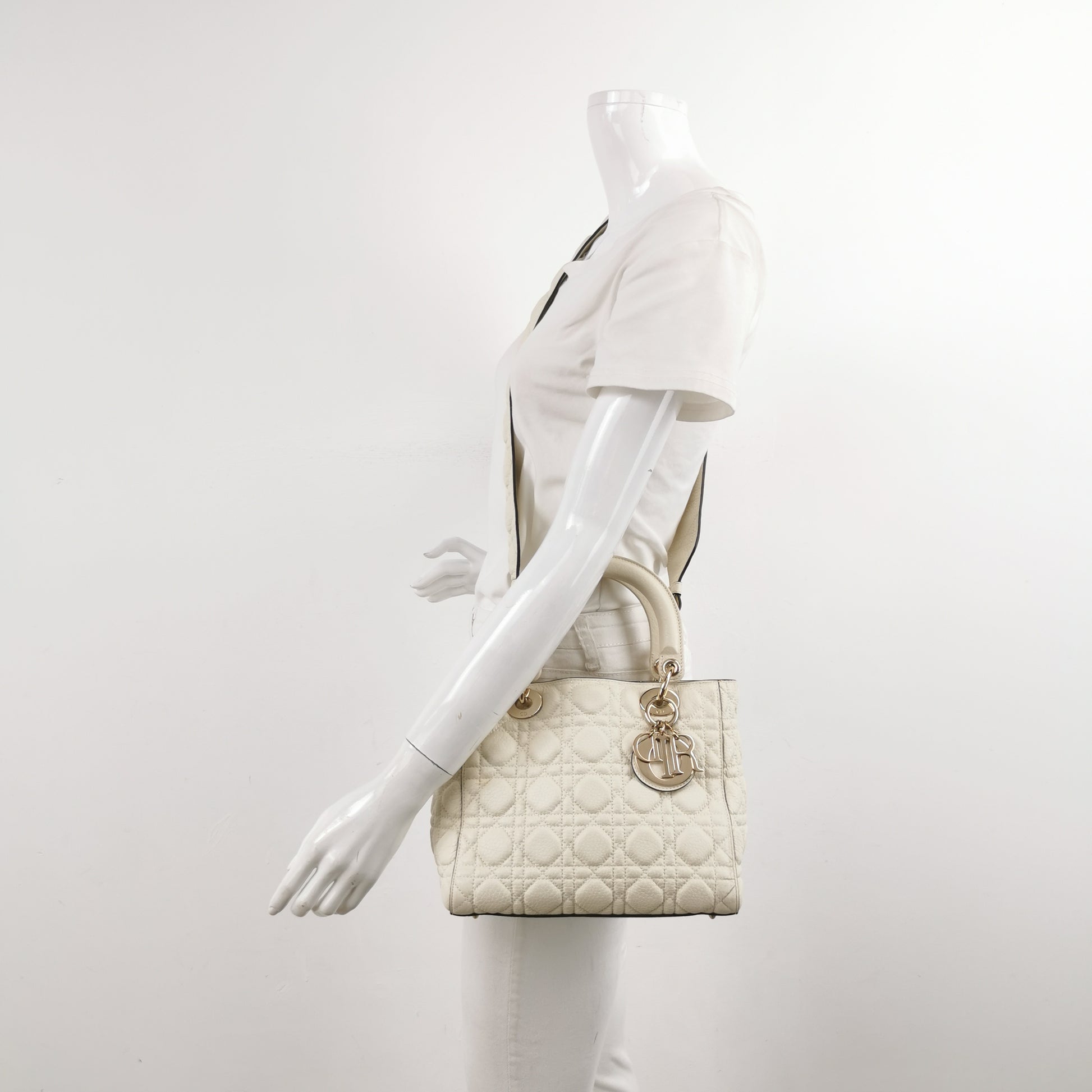 Dior Lady Dior Medium Grained Calfskin