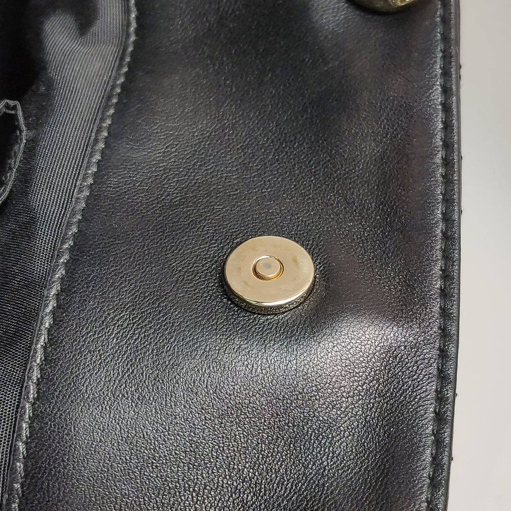 Dior Black Cannage Quilted Lambskin Soft Zipped Tote Bag