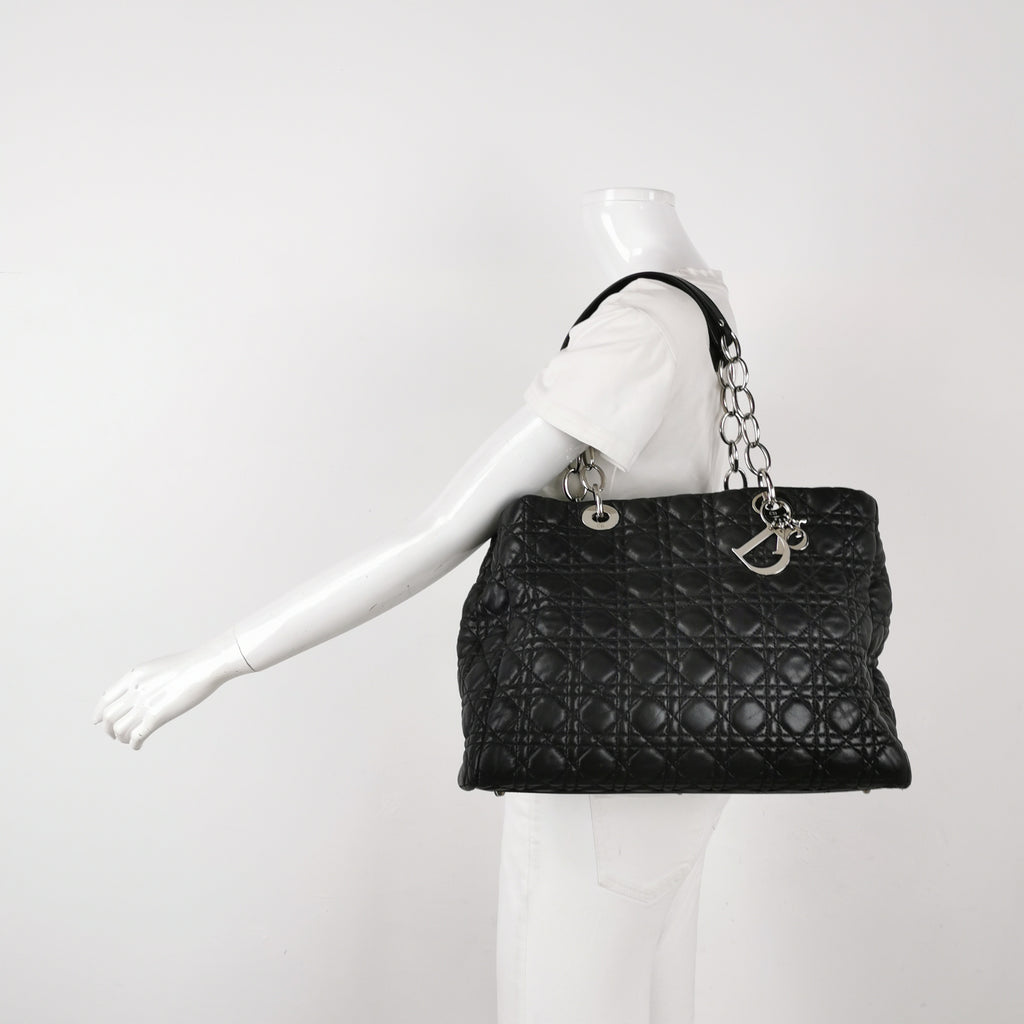 Dior Cannage Soft Tote Lambskin
