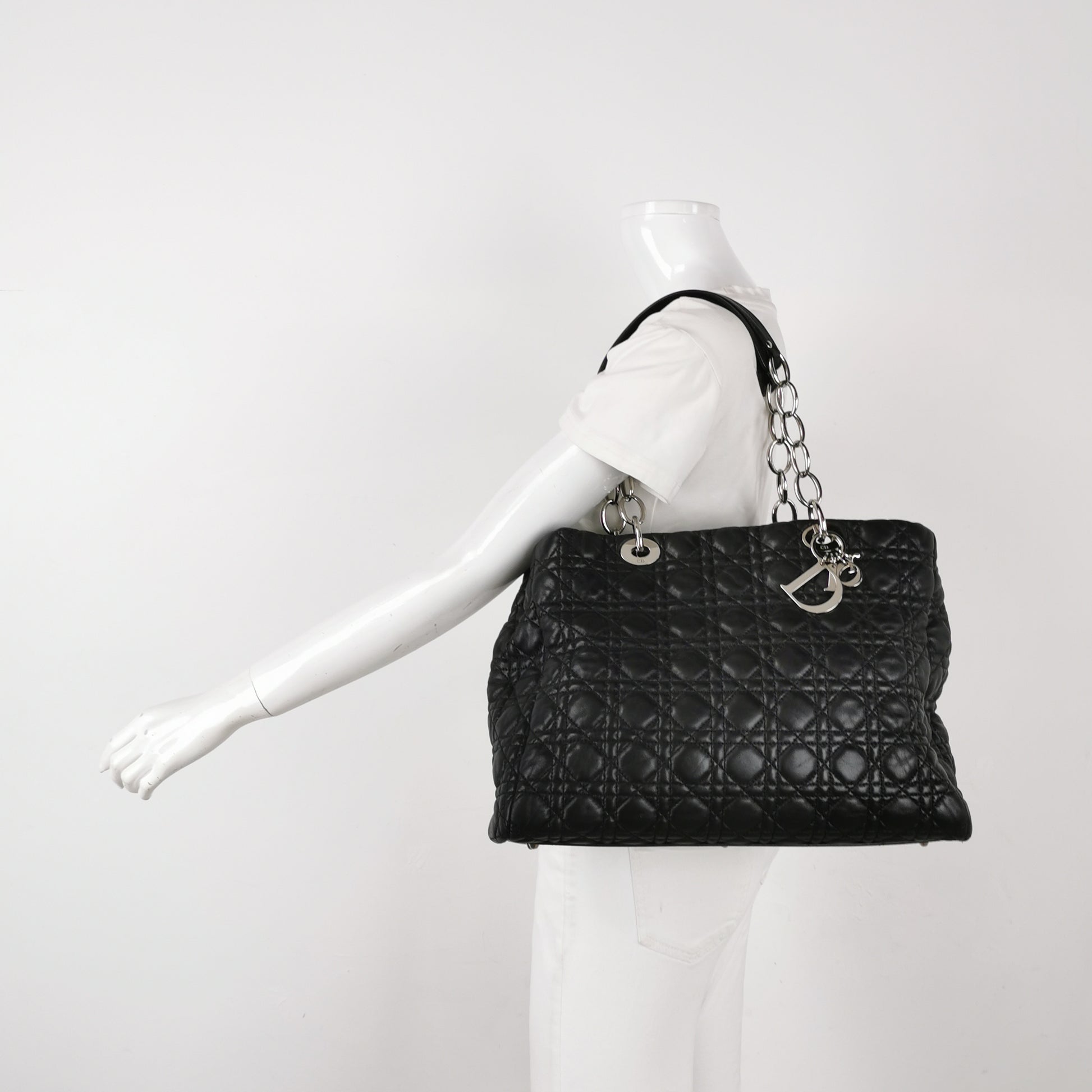 Dior Cannage Soft Tote Lambskin