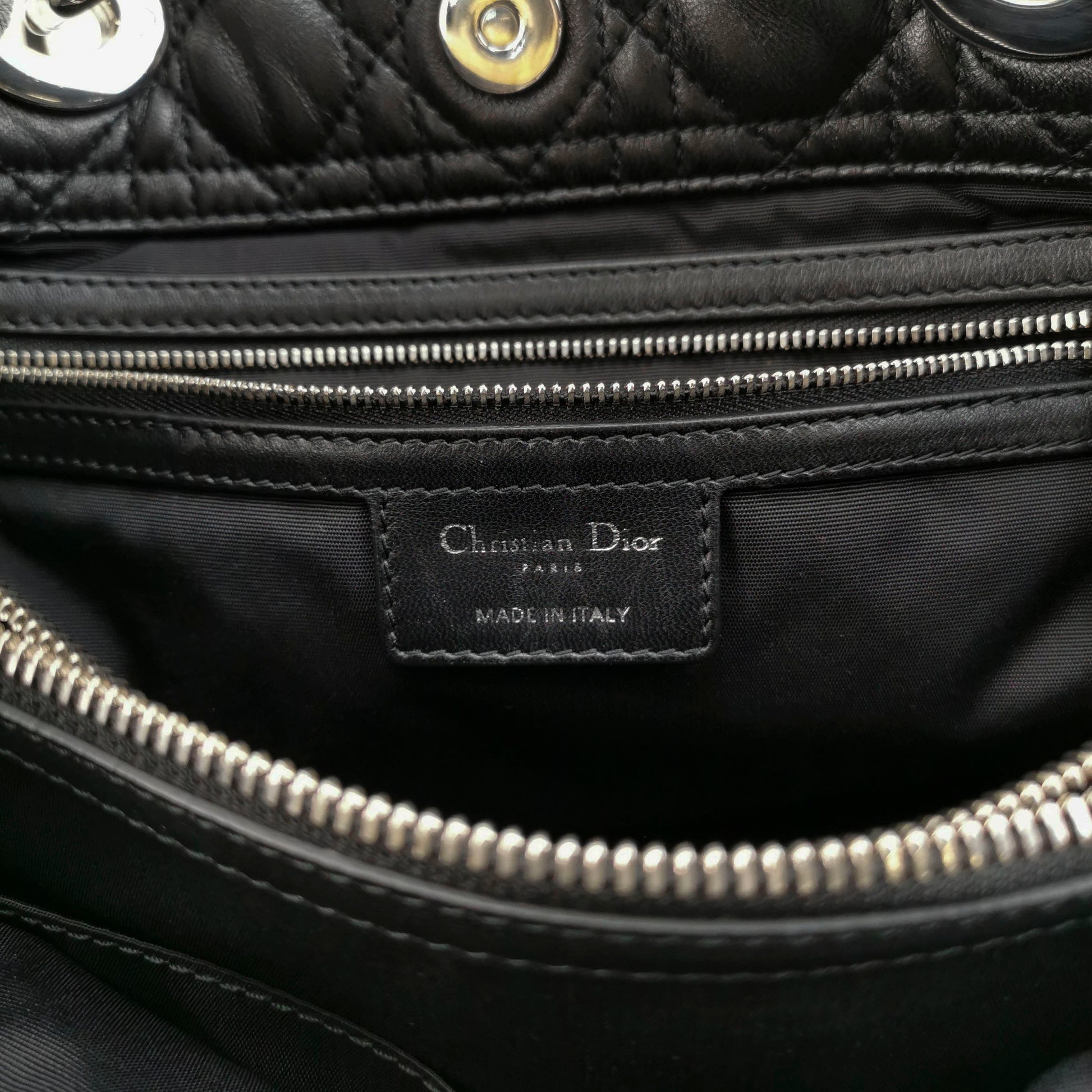 Dior Cannage Soft Tote Lambskin