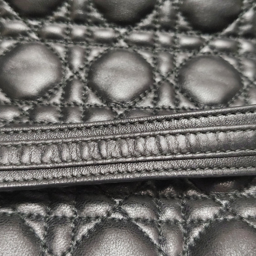 Dior Cannage Soft Tote Lambskin