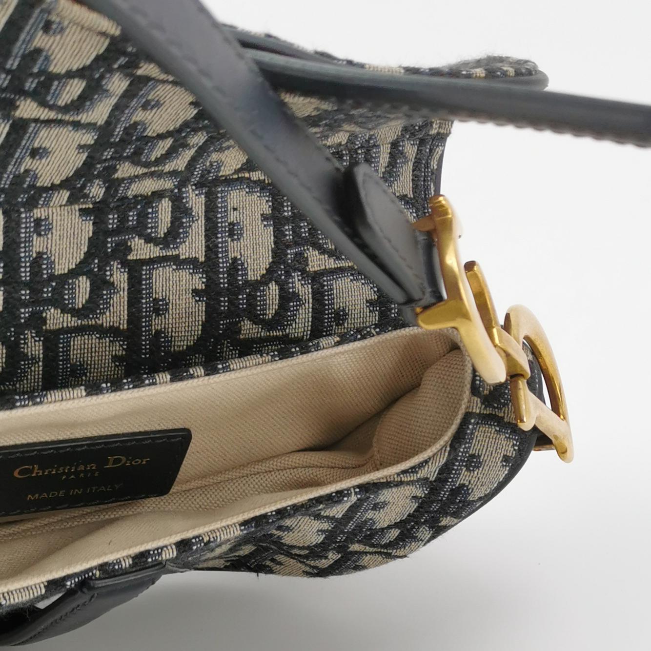 Dior Saddle Bag Mini Oblique Canvas