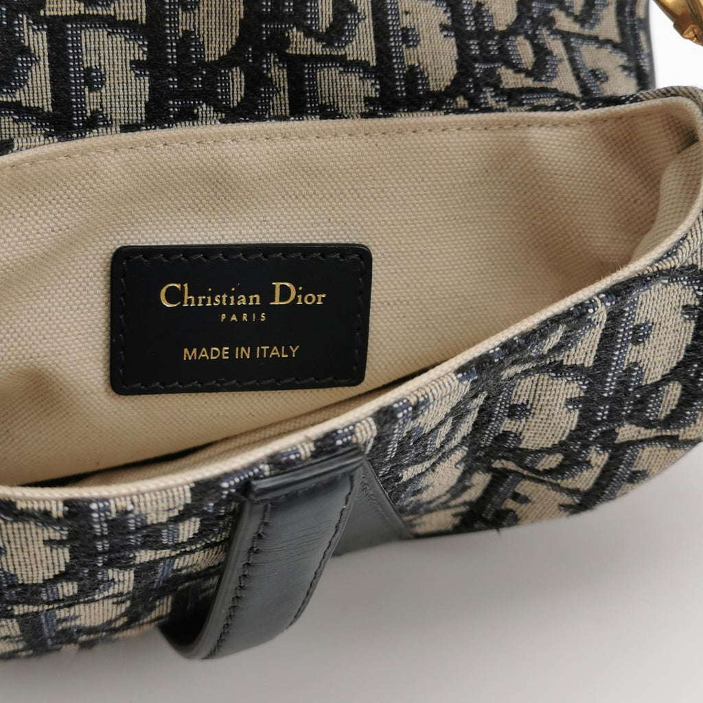 Dior Saddle Bag Mini Oblique Canvas