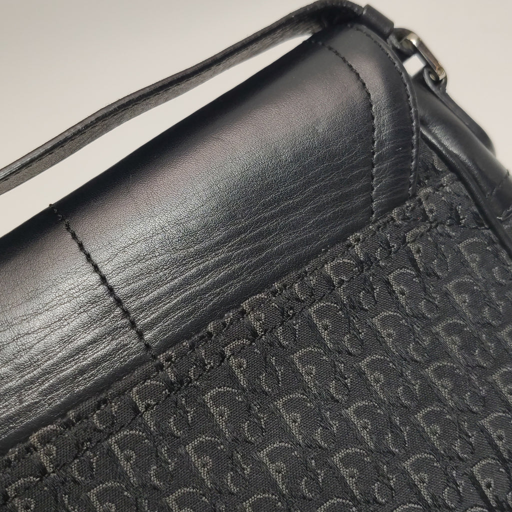 Dior Oblique Trotter Street Chic Shoulder Bag