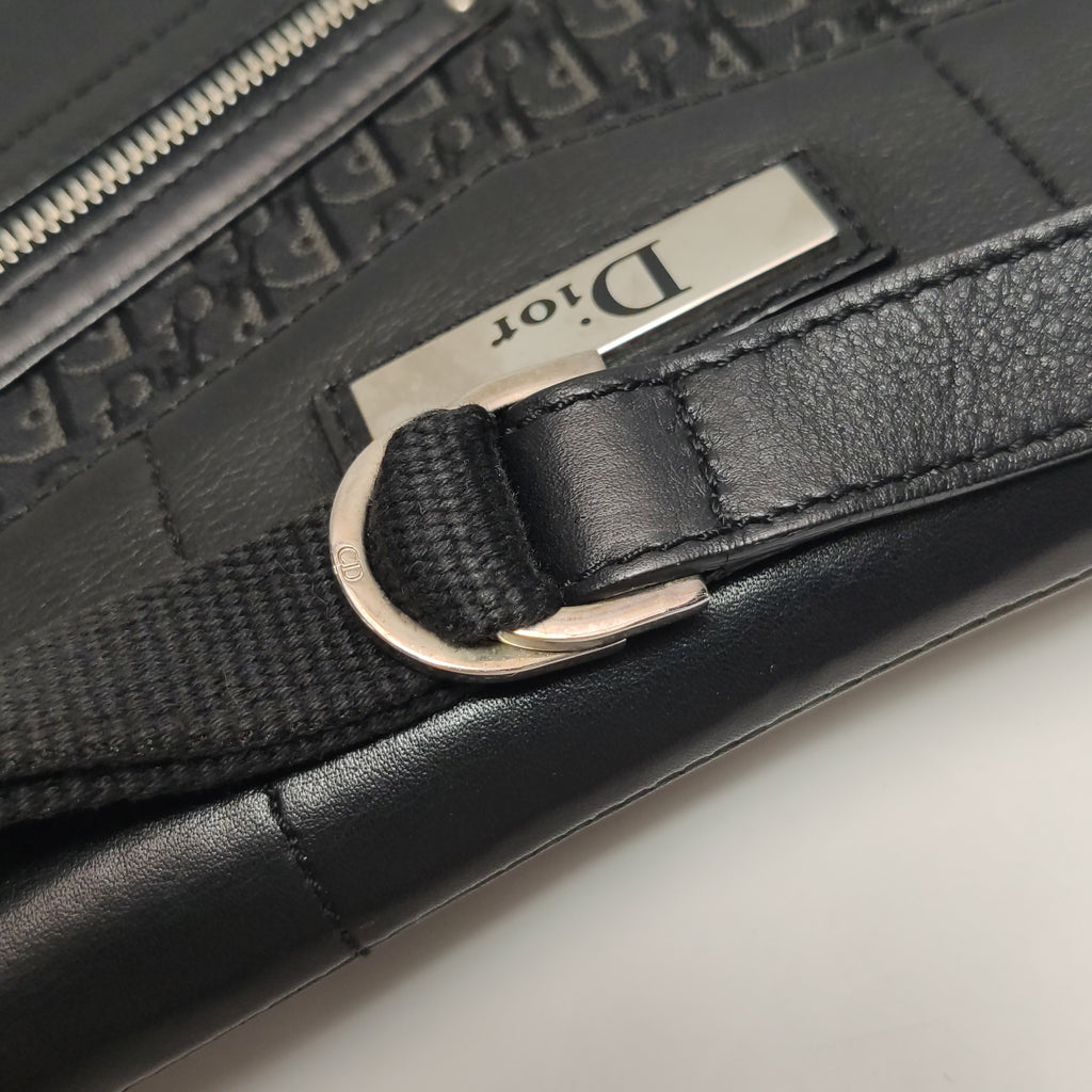 Dior Oblique Trotter Street Chic Shoulder Bag