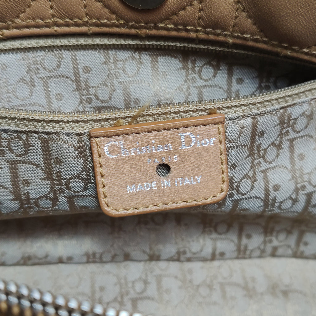 Dior Cannage Soft East West Tote
