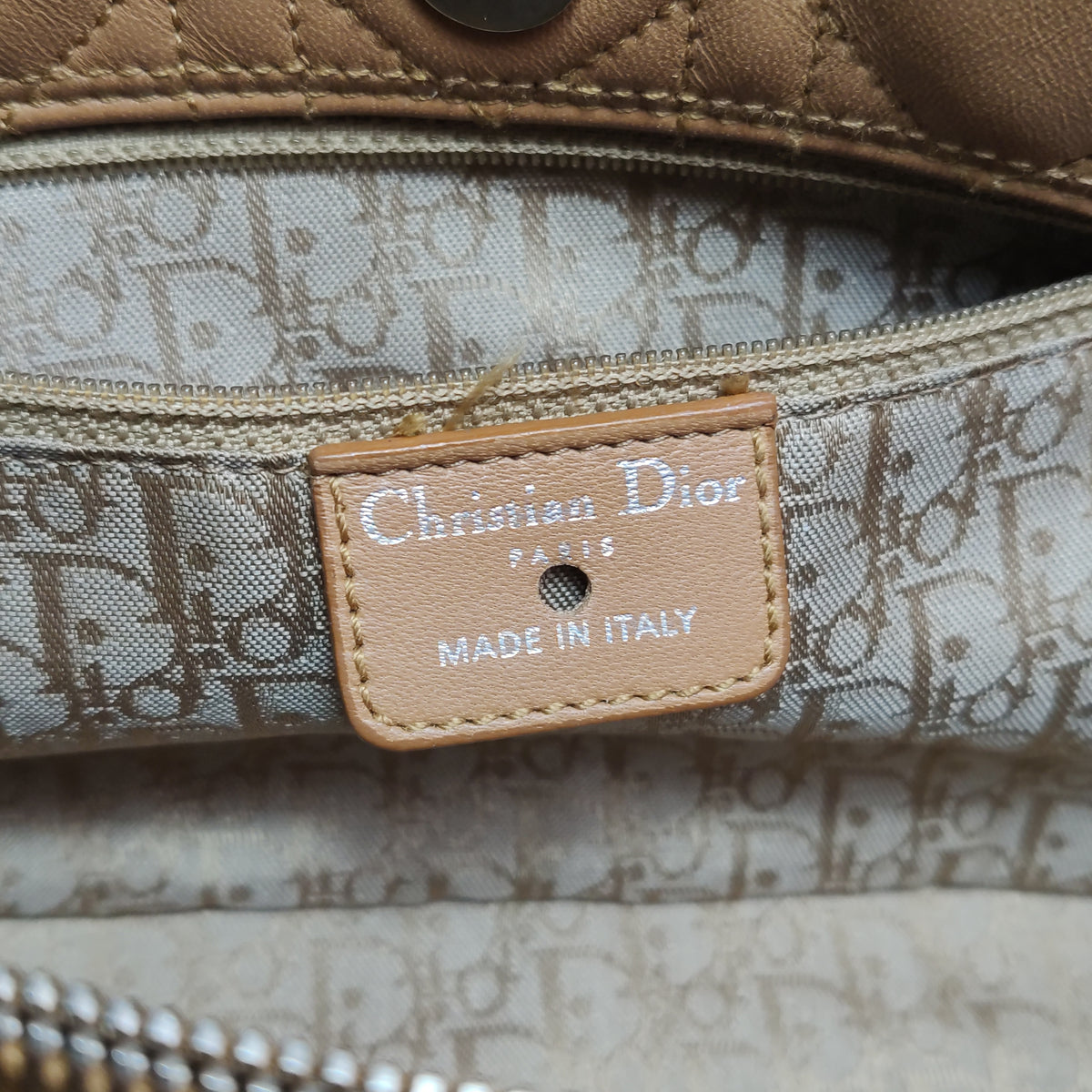 Dior Cannage Soft East West Tote