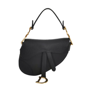 Dior Saddle Bag Mini Grained Calfskin Black