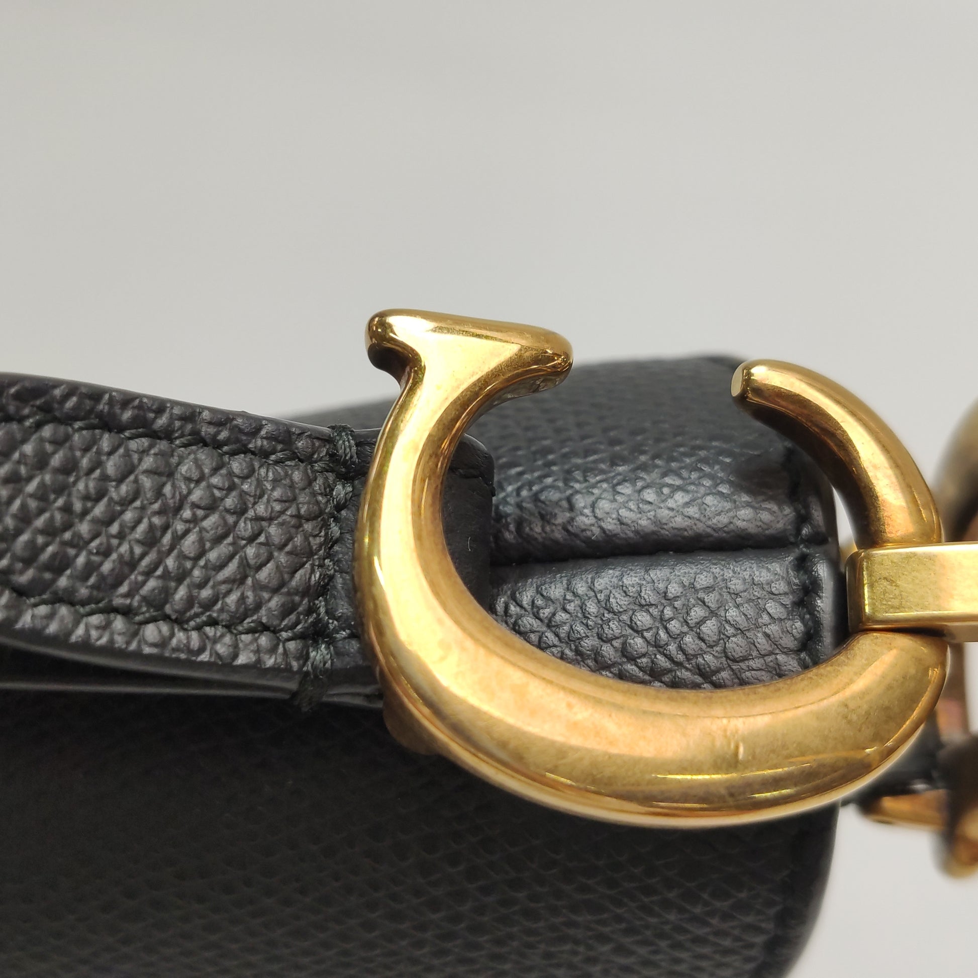 Dior Saddle Bag Mini Grained Calfskin Black