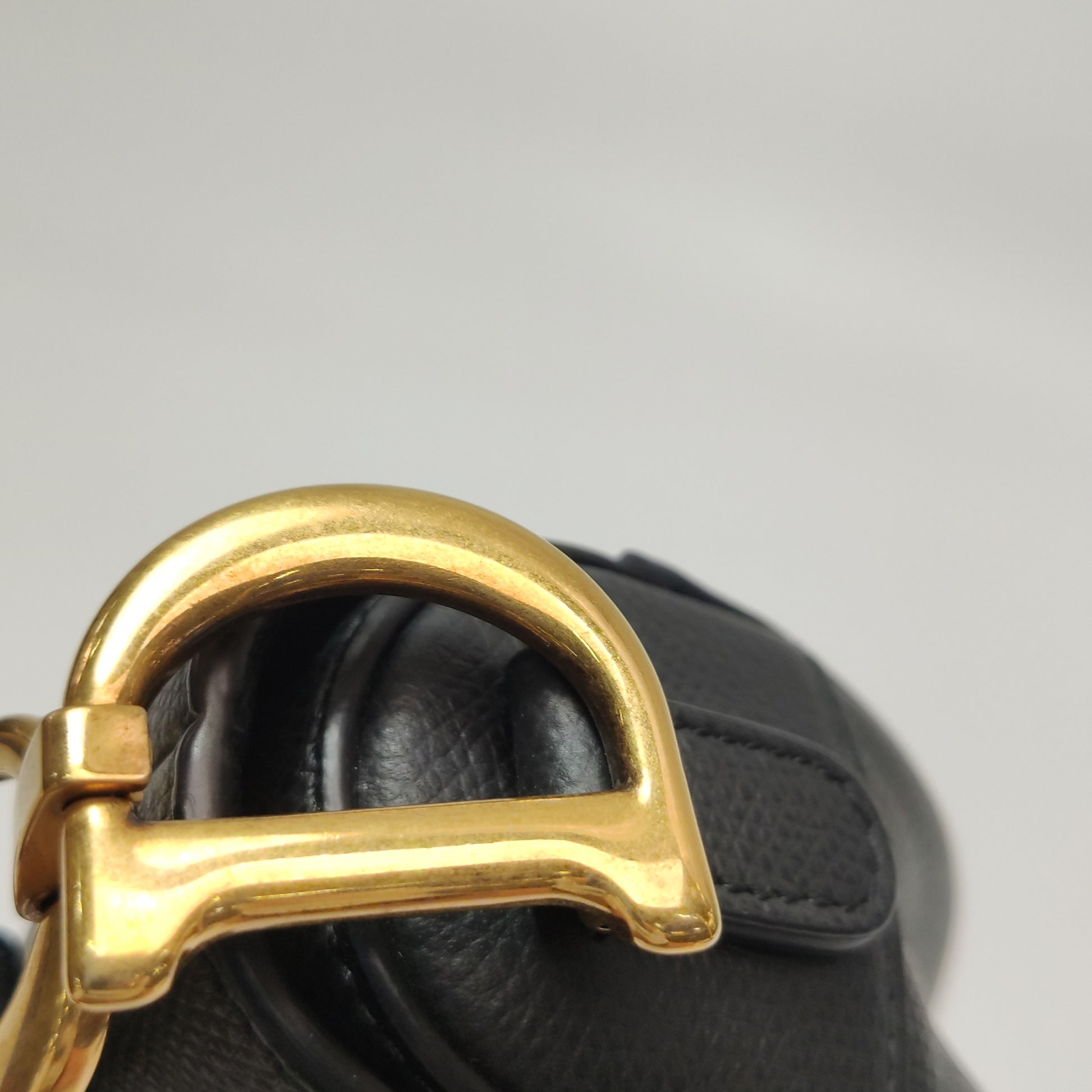 Dior Saddle Bag Mini Grained Calfskin Black