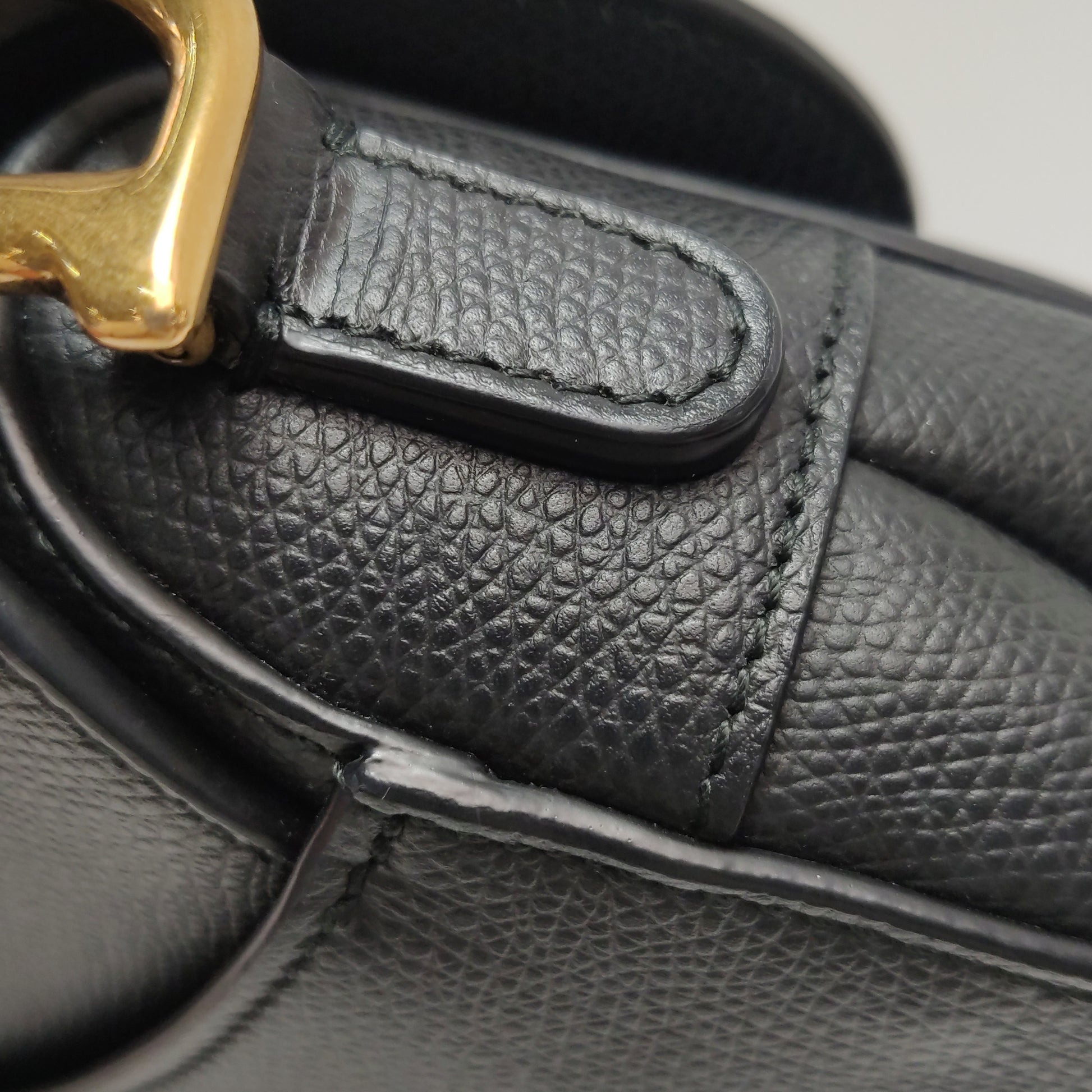 Dior Saddle Bag Mini Grained Calfskin Black