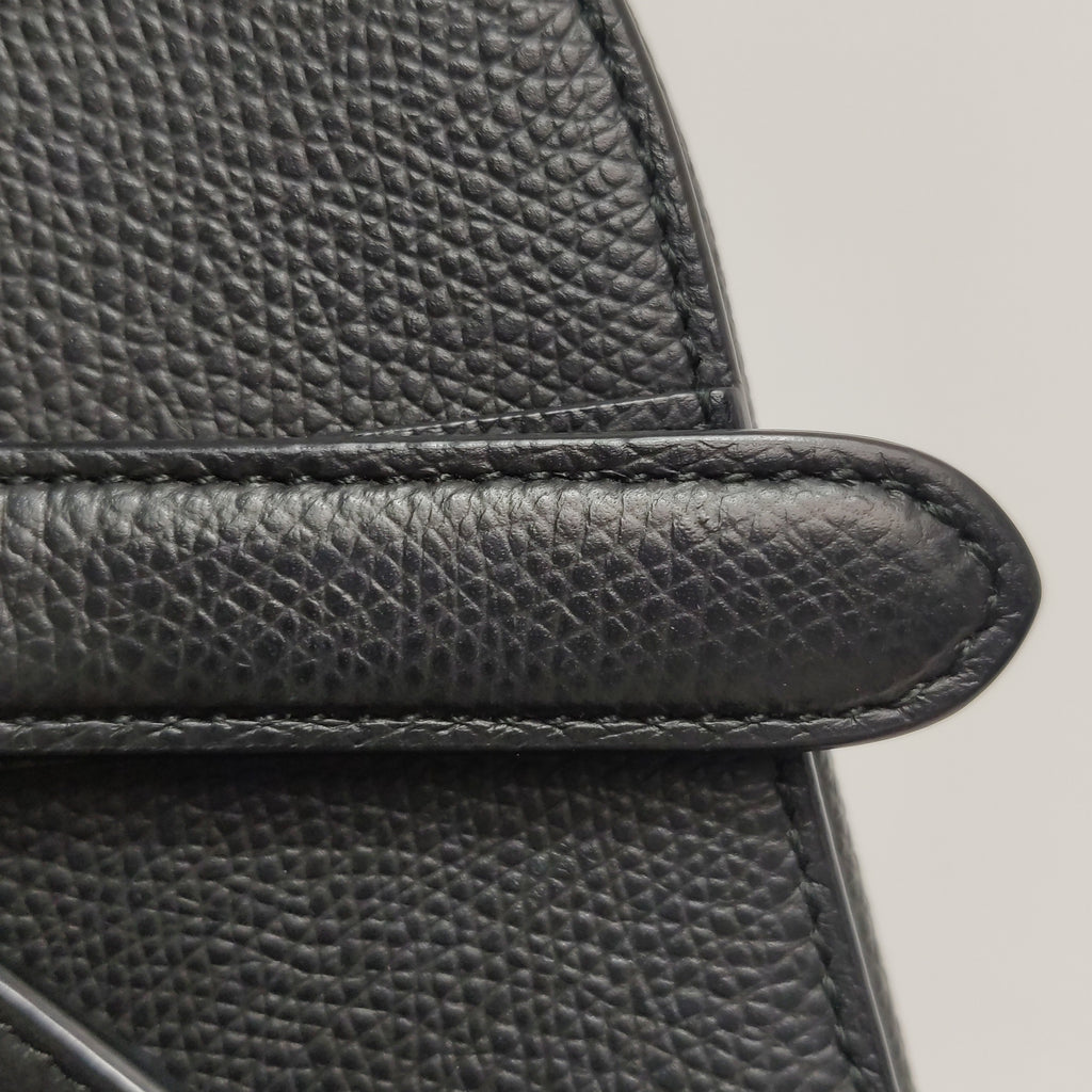 Dior Saddle Bag Mini Grained Calfskin Black