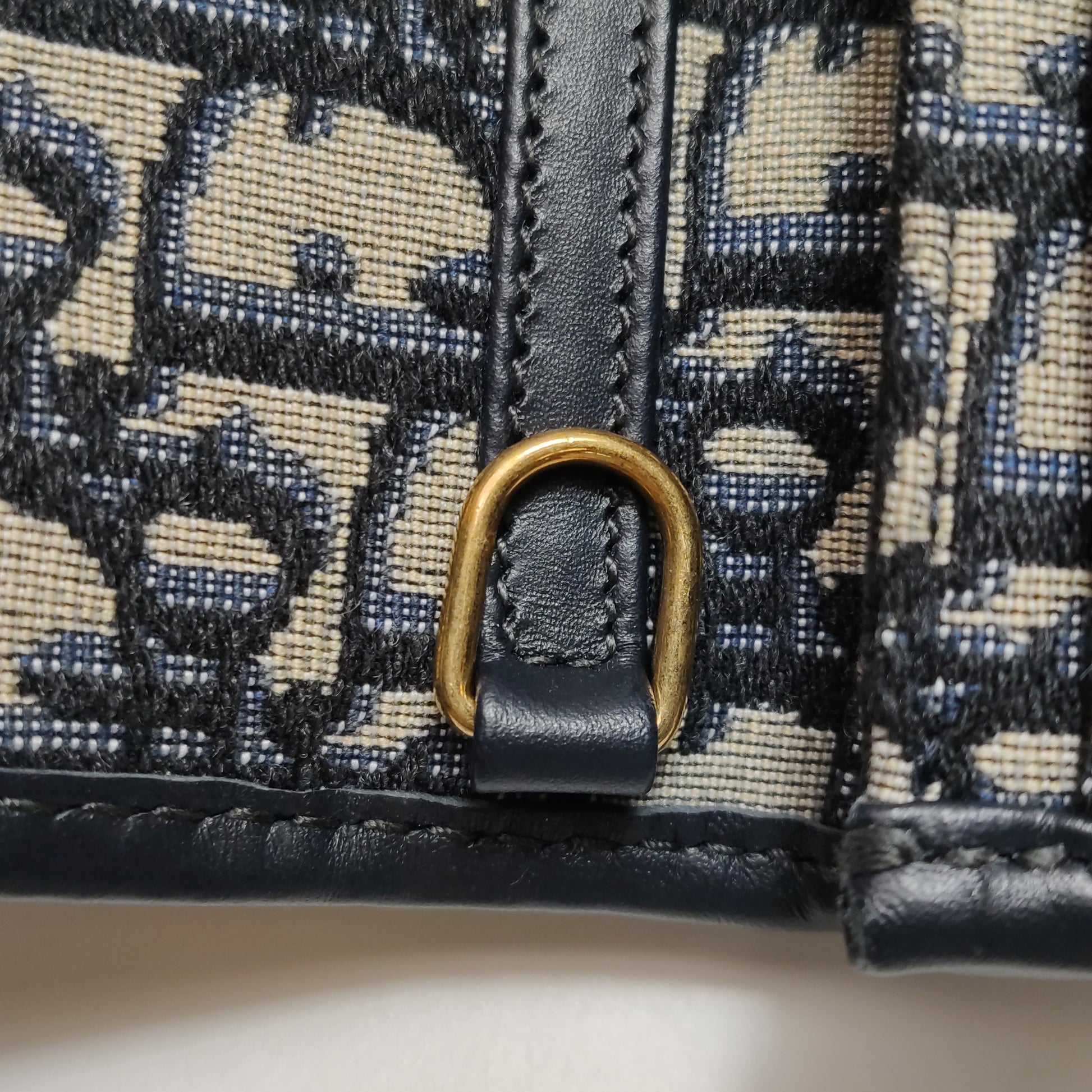 Dior 30 Montaigne Oblique Canvas Chain Clutch