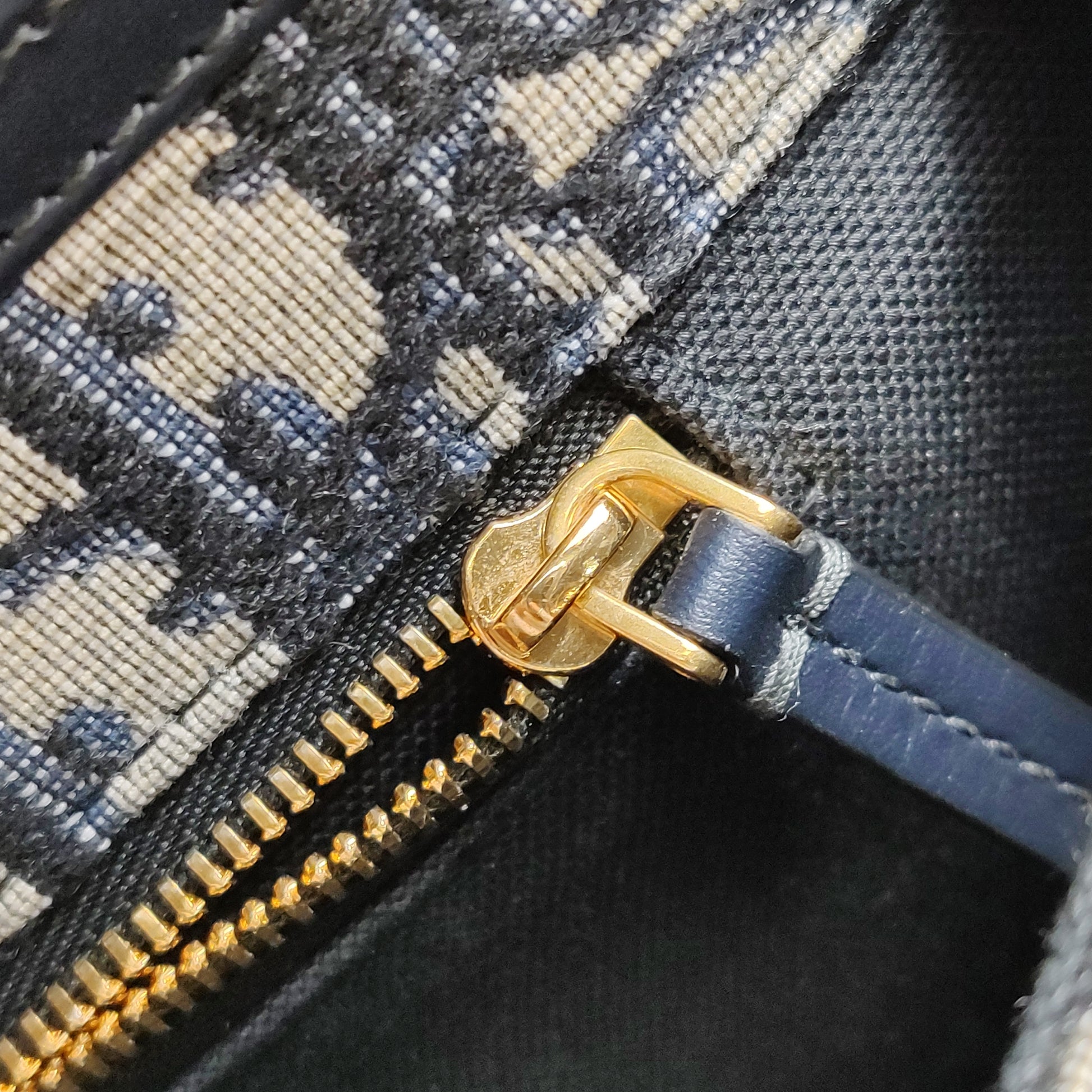 Dior 30 Montaigne Oblique Canvas Chain Clutch