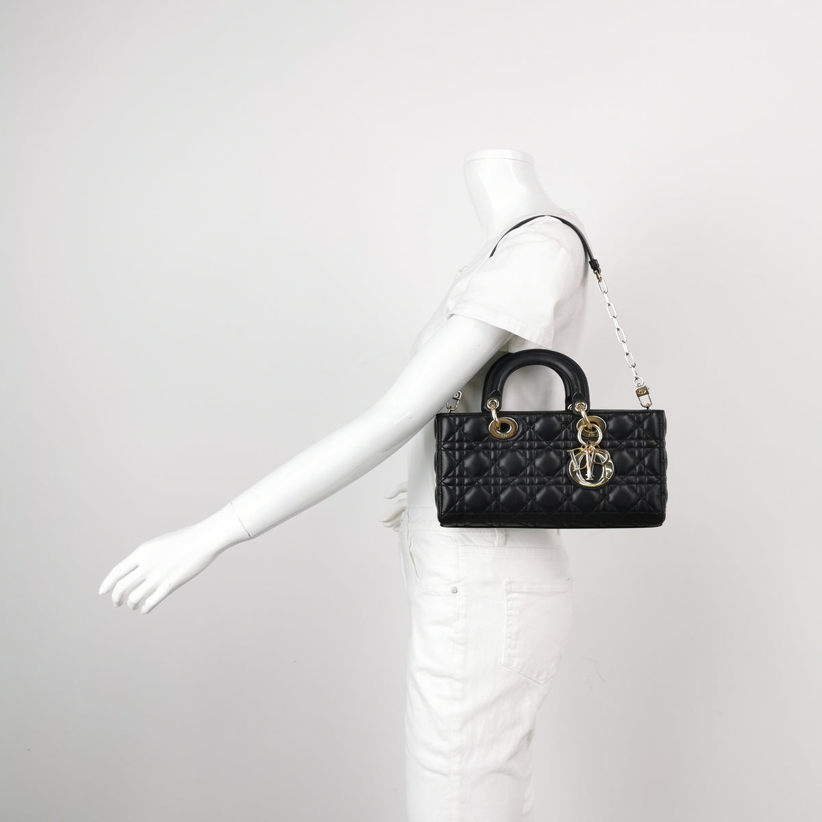 Dior Lady D-joy Medium Black GHW