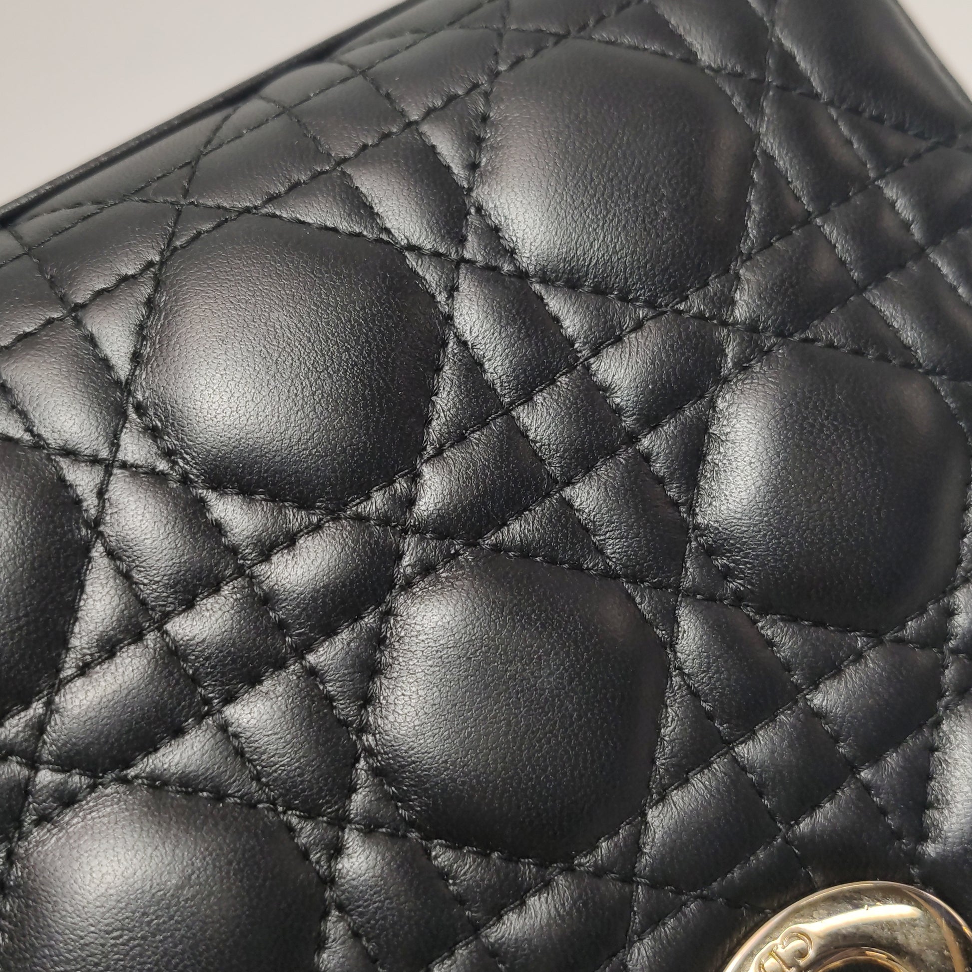 Dior Lady D-joy Medium Black GHW