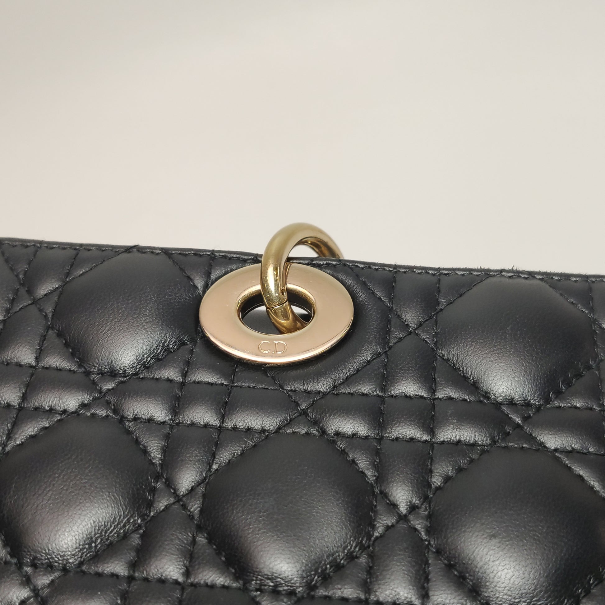 Dior Lady D-joy Medium Black GHW