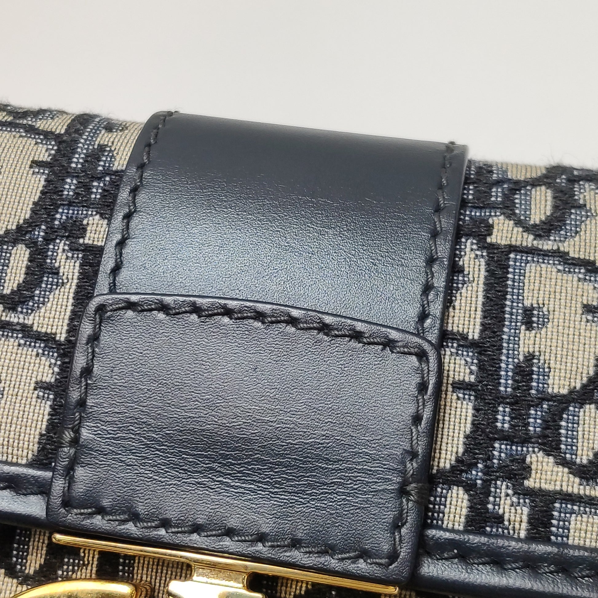 Dior Oblique 30 Montaigne Chain Pouch Blue