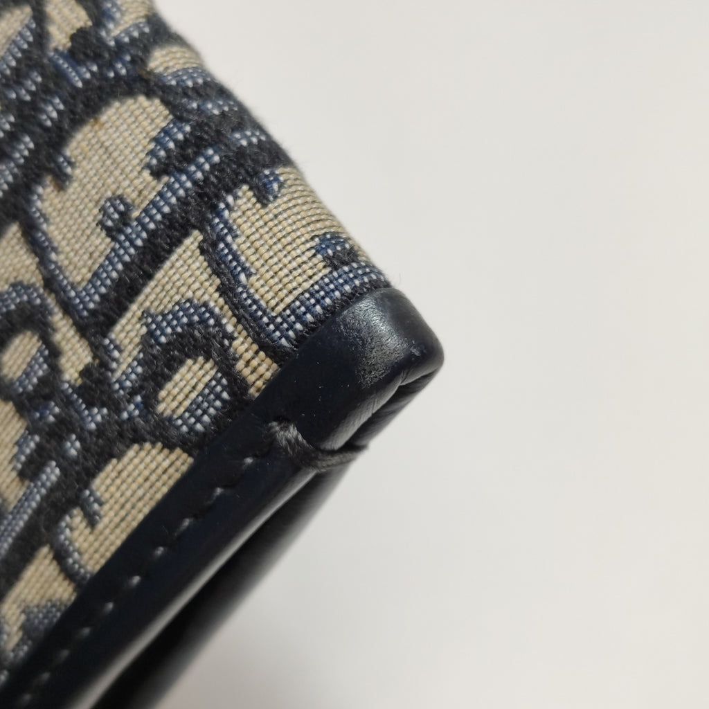 Dior Oblique 30 Montaigne Chain Pouch Blue