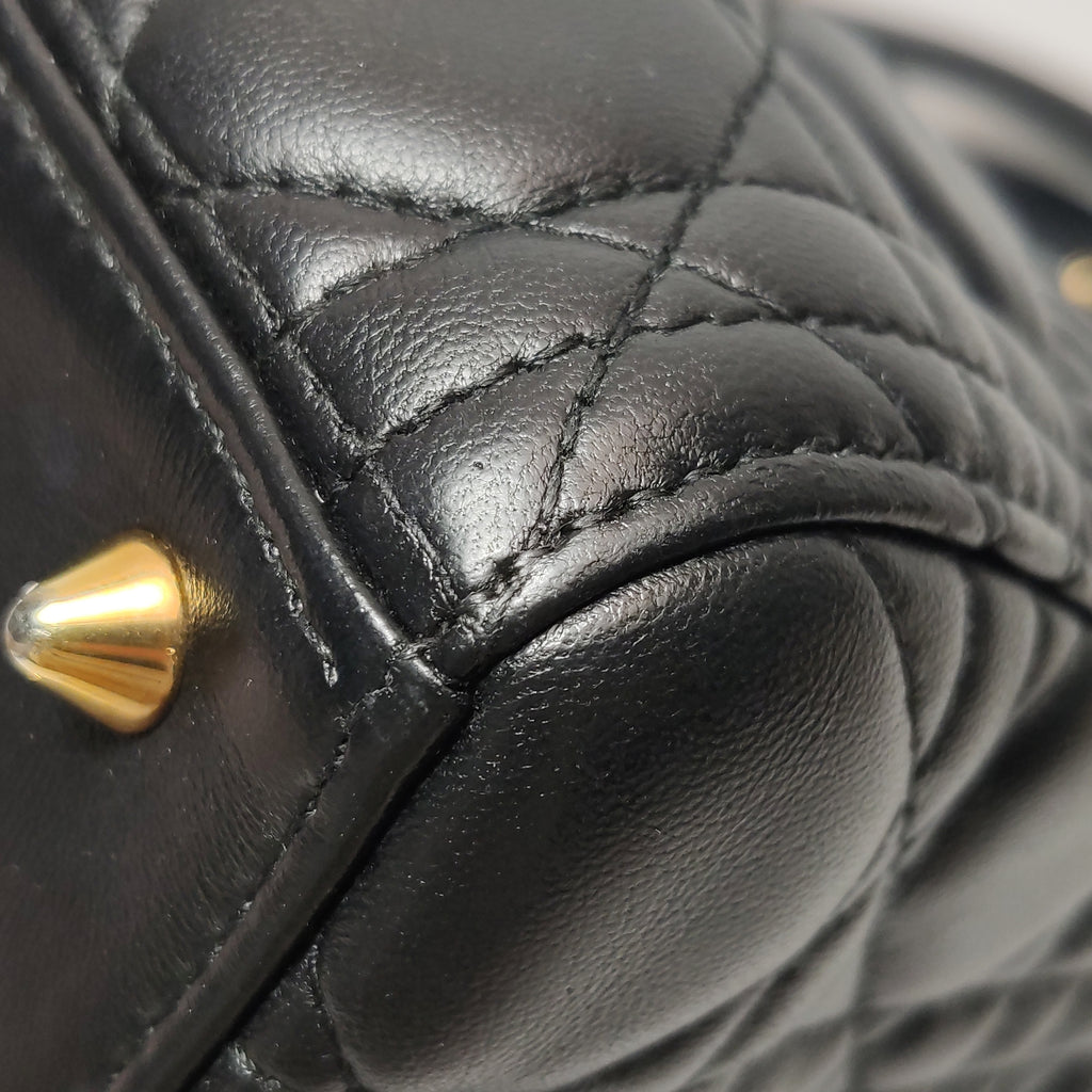 Lady Dior Medium Black GHW