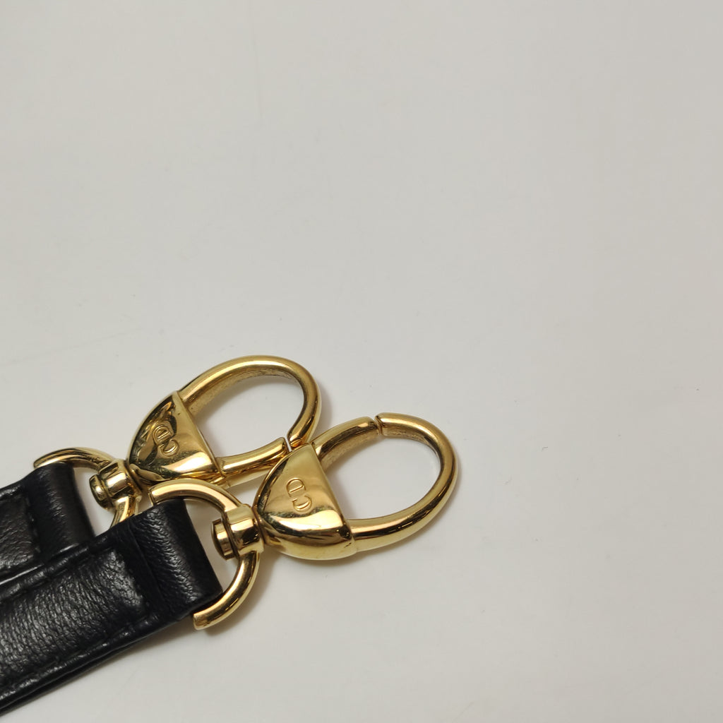Lady Dior Medium Black GHW