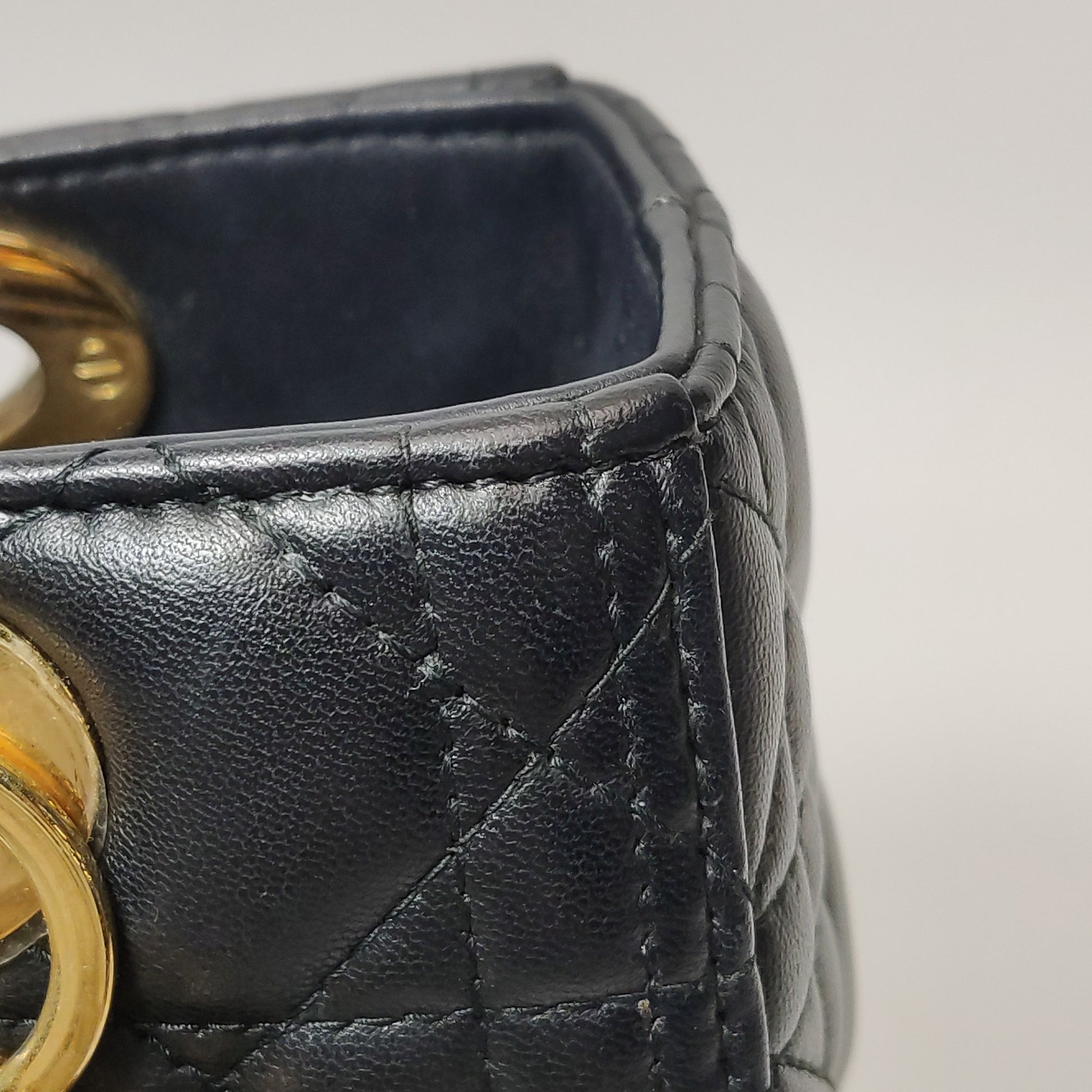Lady Dior Medium Black GHW