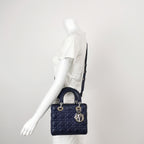 Dior Lady Dior Small Dark Blue