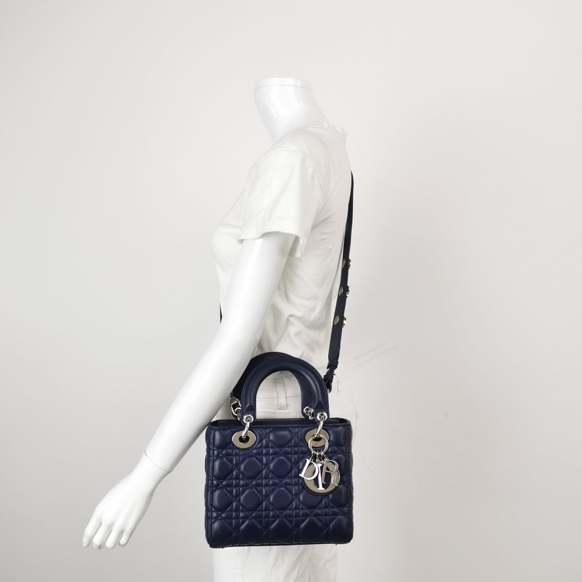 Dior Lady Dior Small Dark Blue