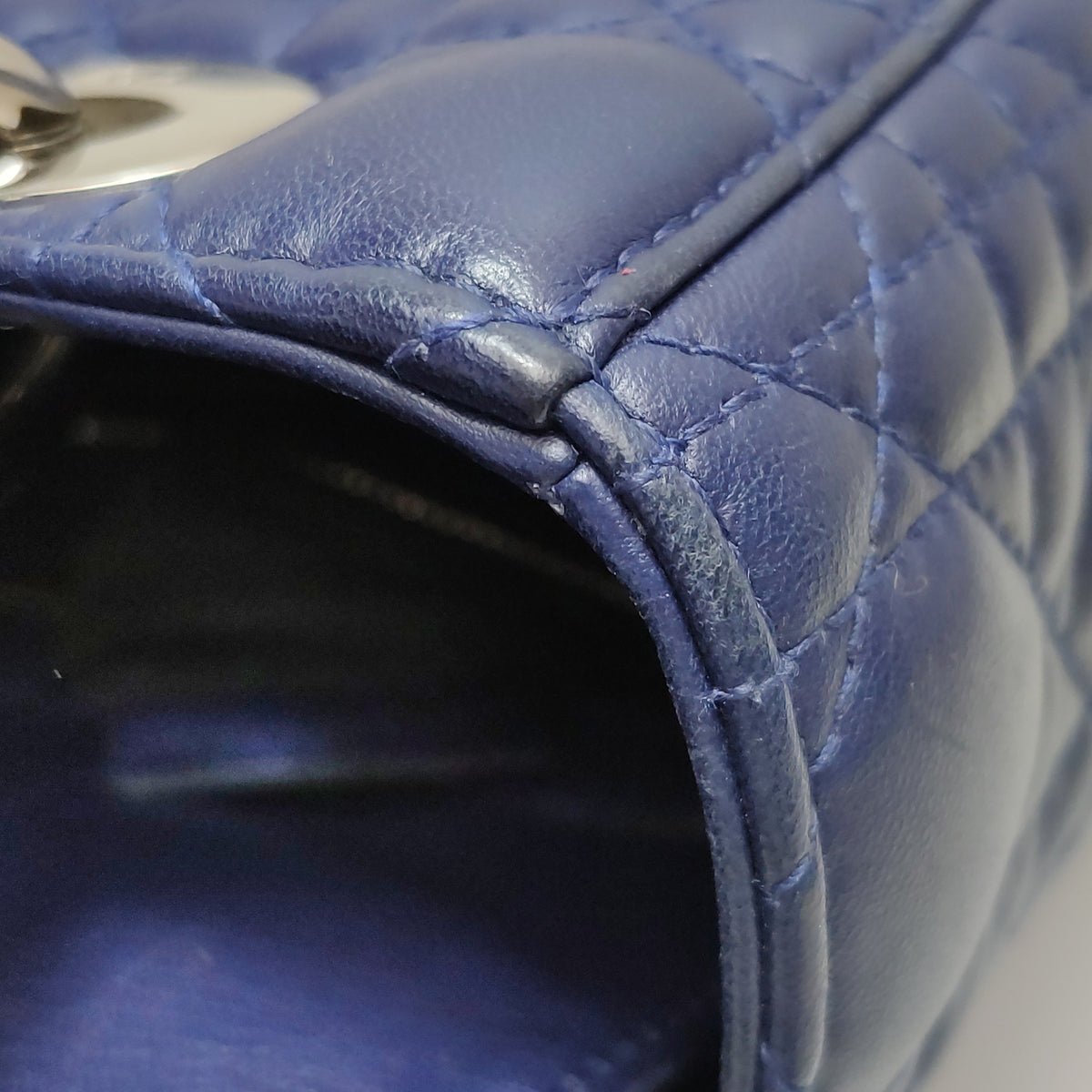 Dior Lady Dior Small Dark Blue