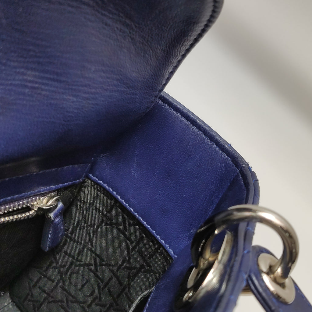 Dior Lady Dior Small Dark Blue