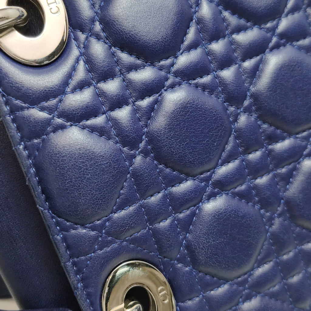 Dior Lady Dior Small Dark Blue